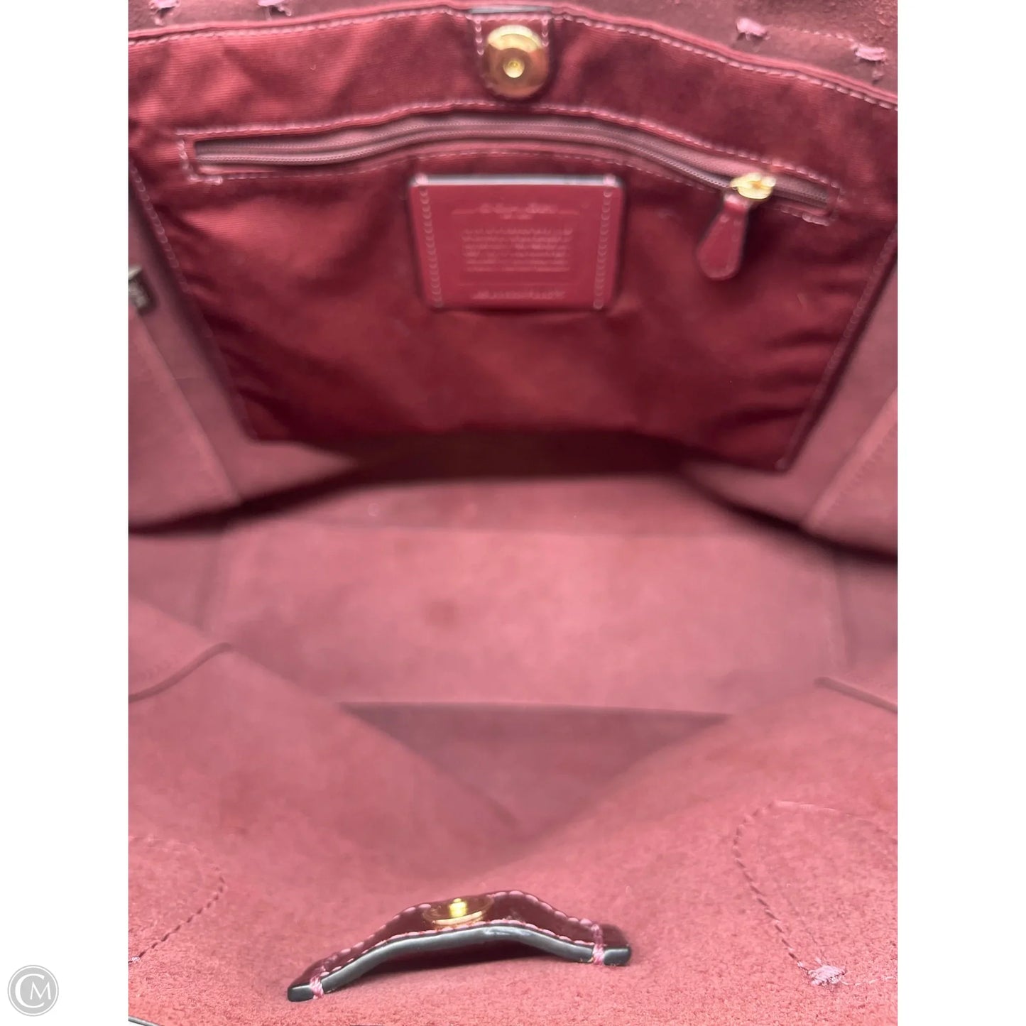 Tote Designer By Coach, Size: Medium