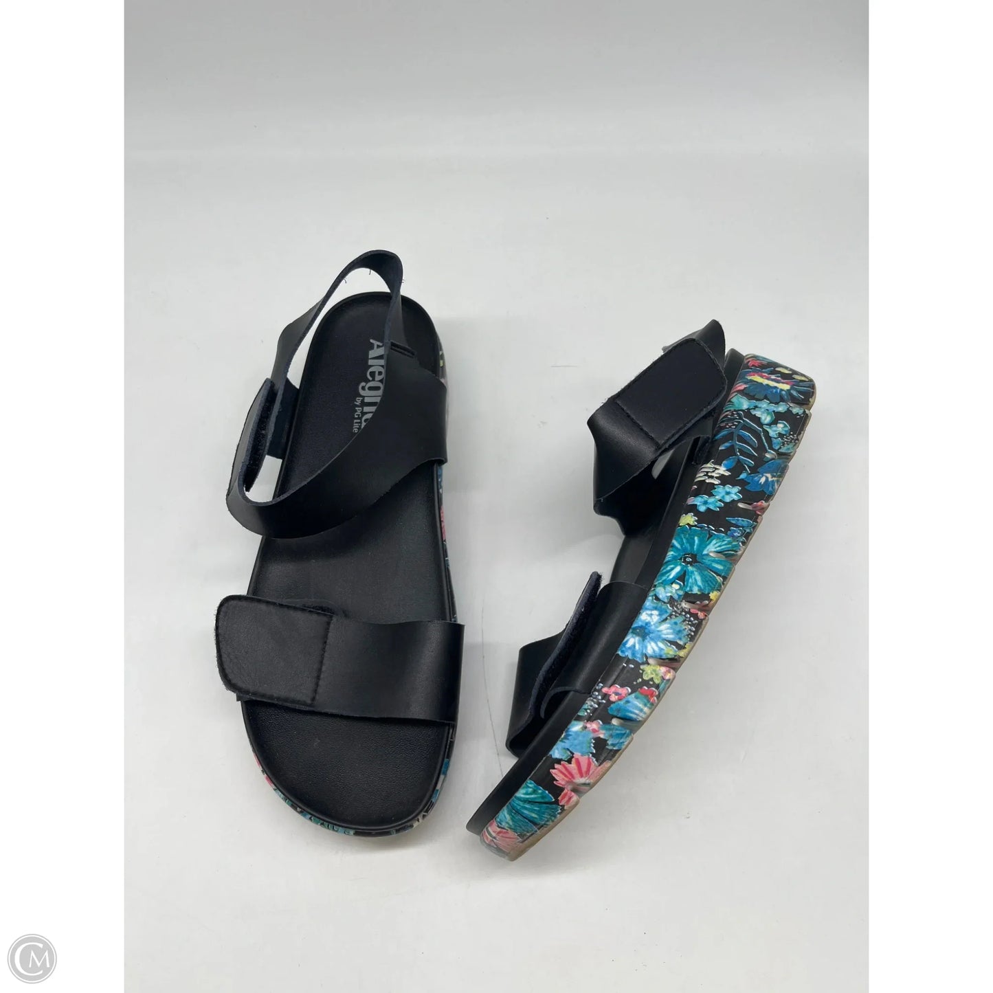 Sandals Heels Platform By Alegria In Black, Size: 10