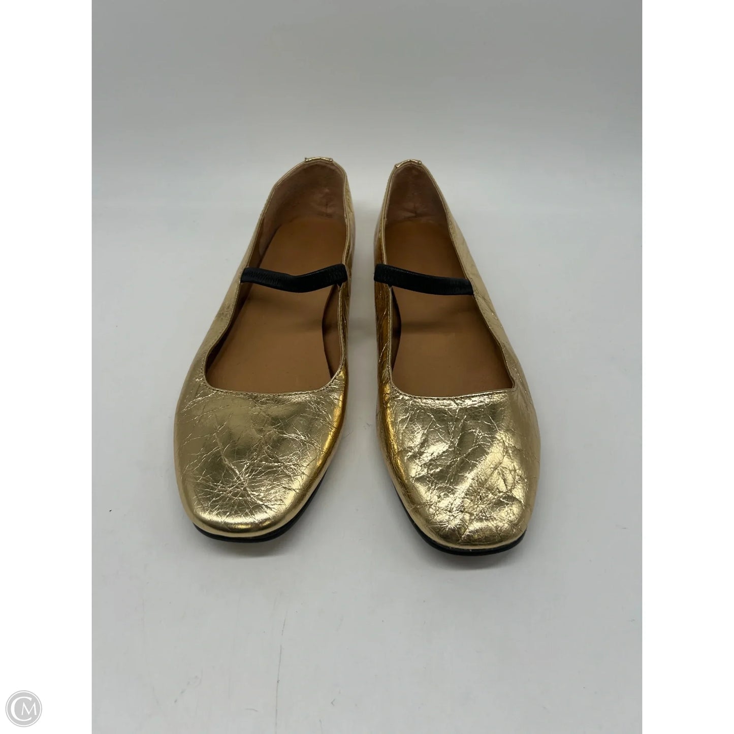 Shoes Flats By Madewell In Gold, Size: 8