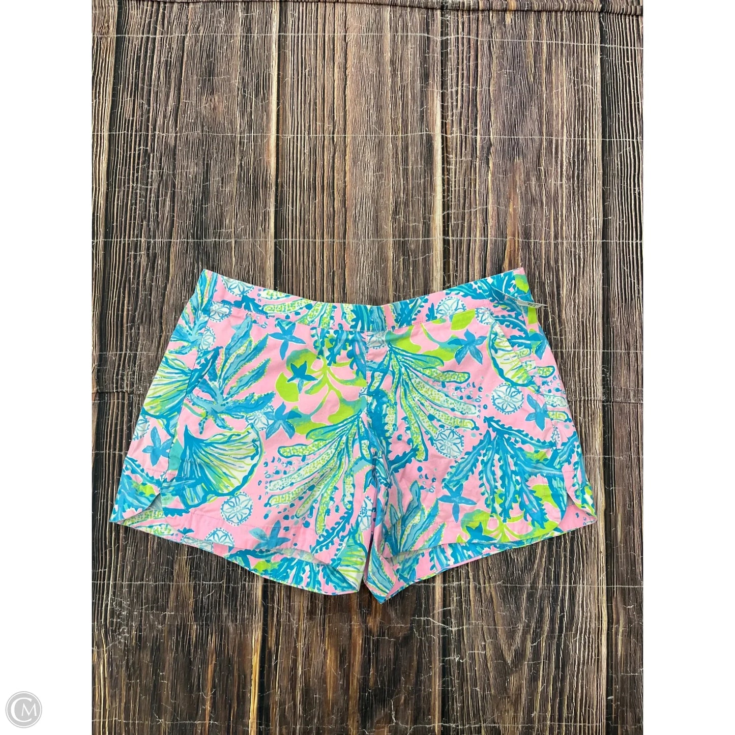 Shorts Designer By Lilly Pulitzer In Blue & Pink, Size: S