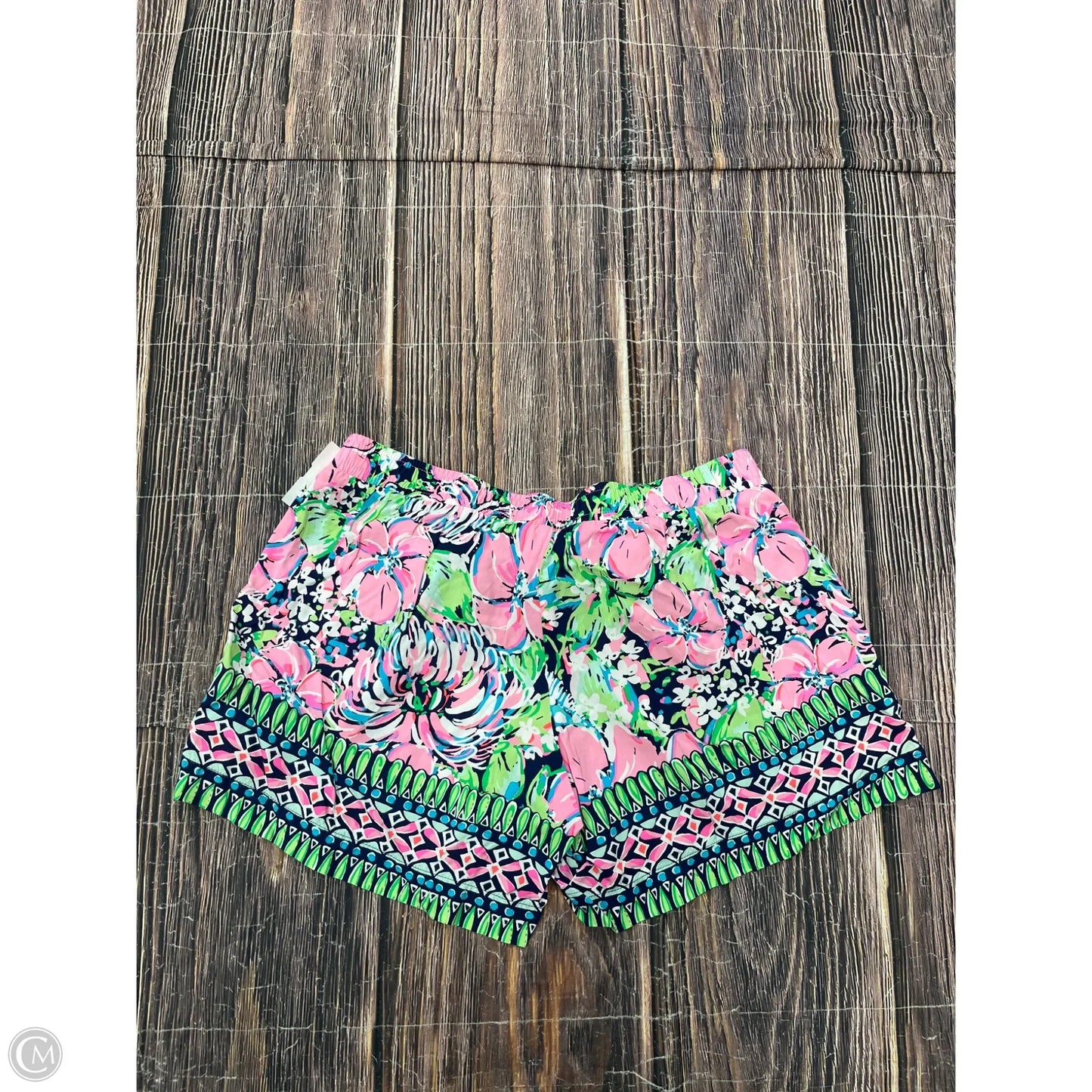 Shorts Designer By Lilly Pulitzer In Blue & Pink, Size: S
