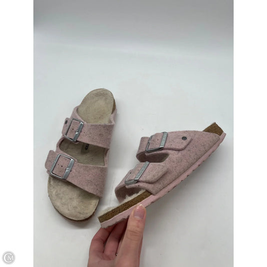 Sandals Flats By Birkenstock In Pink, Size: 6