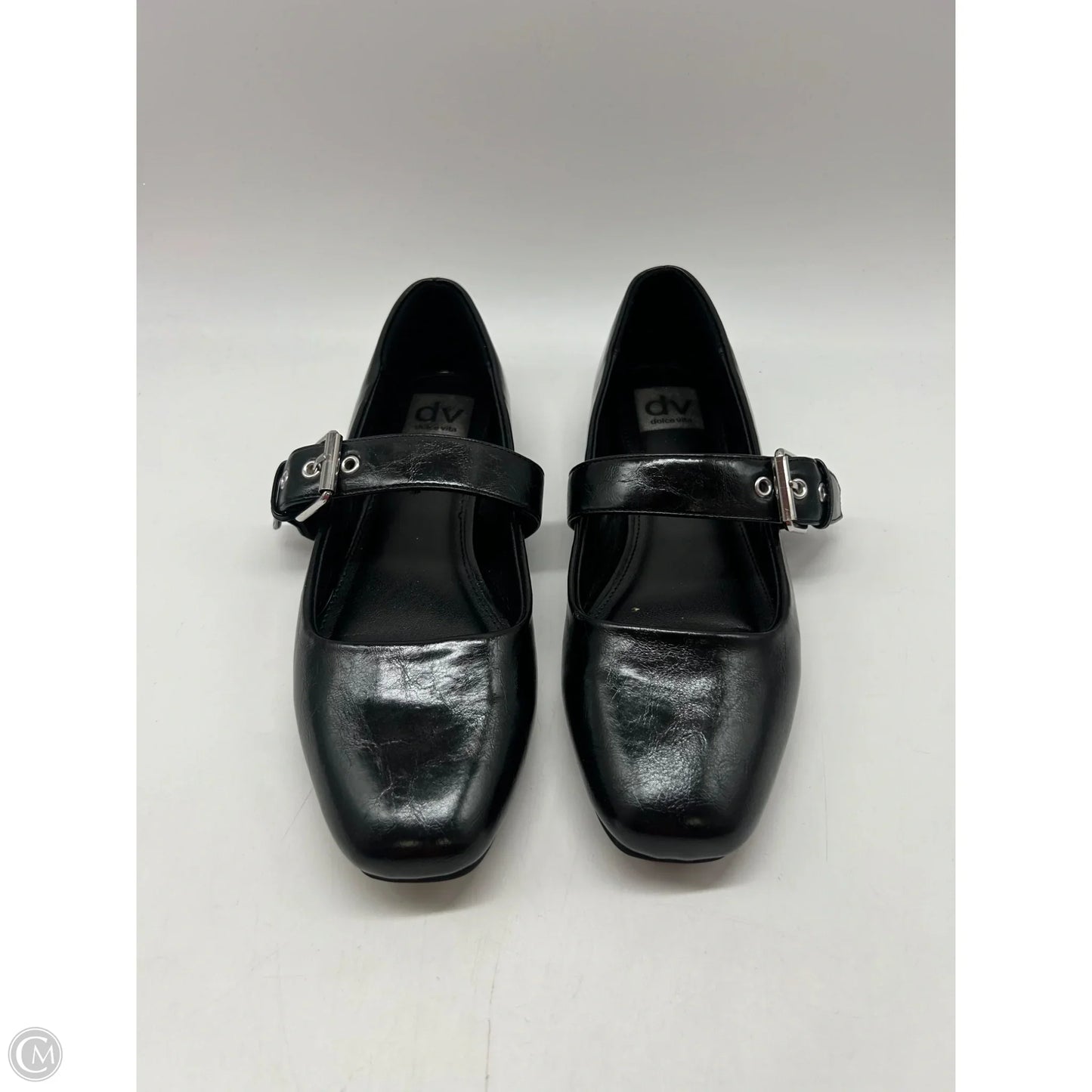 Shoes Flats By Dv In Black, Size: 8