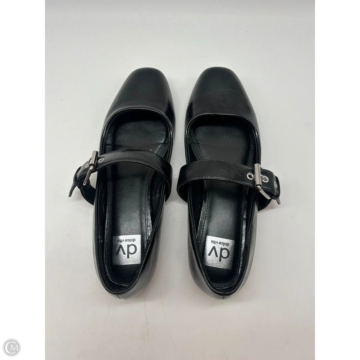 Shoes Flats By Dv In Black, Size: 8