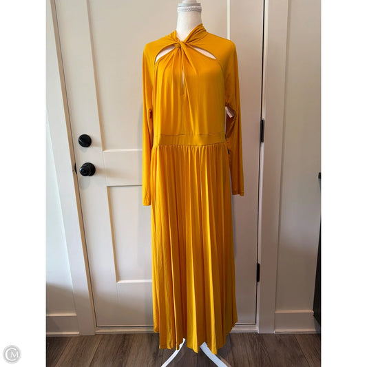 Dress Casual Maxi By Eloquii In Yellow, Size: 14