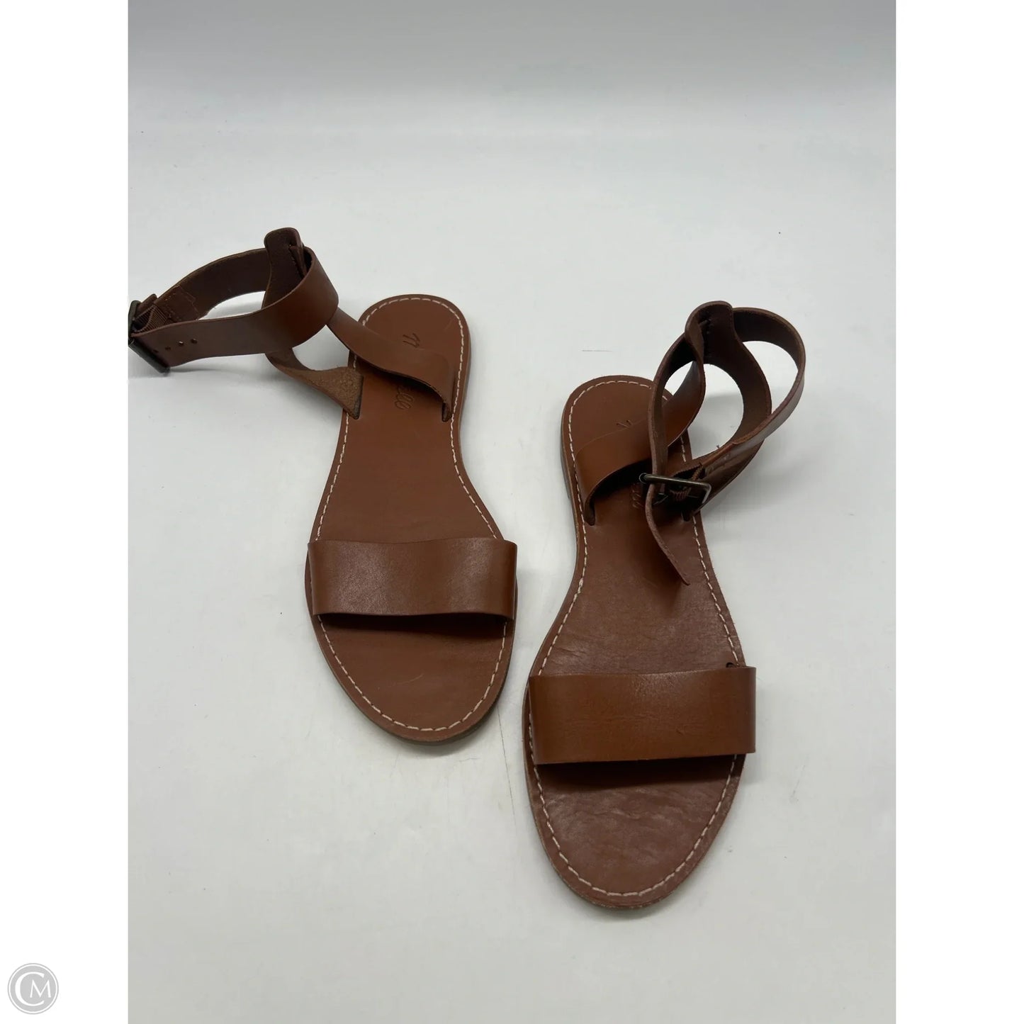 Sandals Flats By Madewell In Brown, Size: 6.5