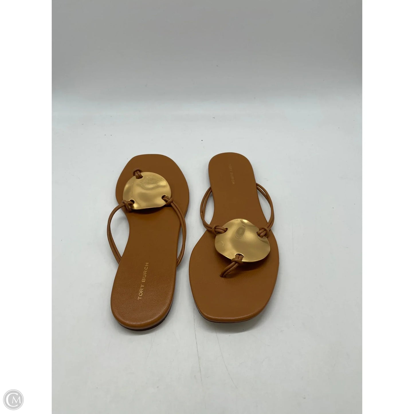 Sandals Designer By Tory Burch In Brown, Size: 8