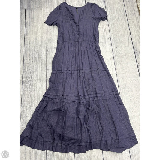 Dress Casual Maxi By Anthropologie In Blue, Size: L