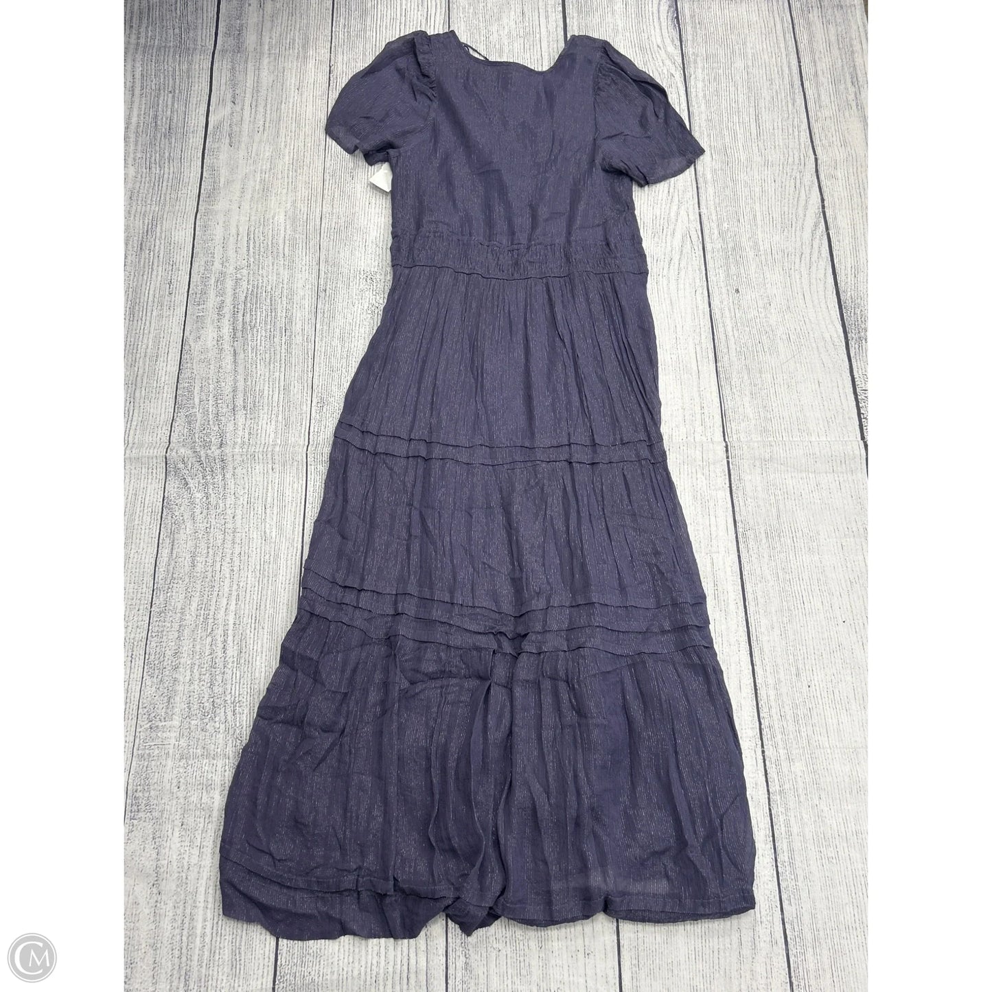 Dress Casual Maxi By Anthropologie In Blue, Size: L