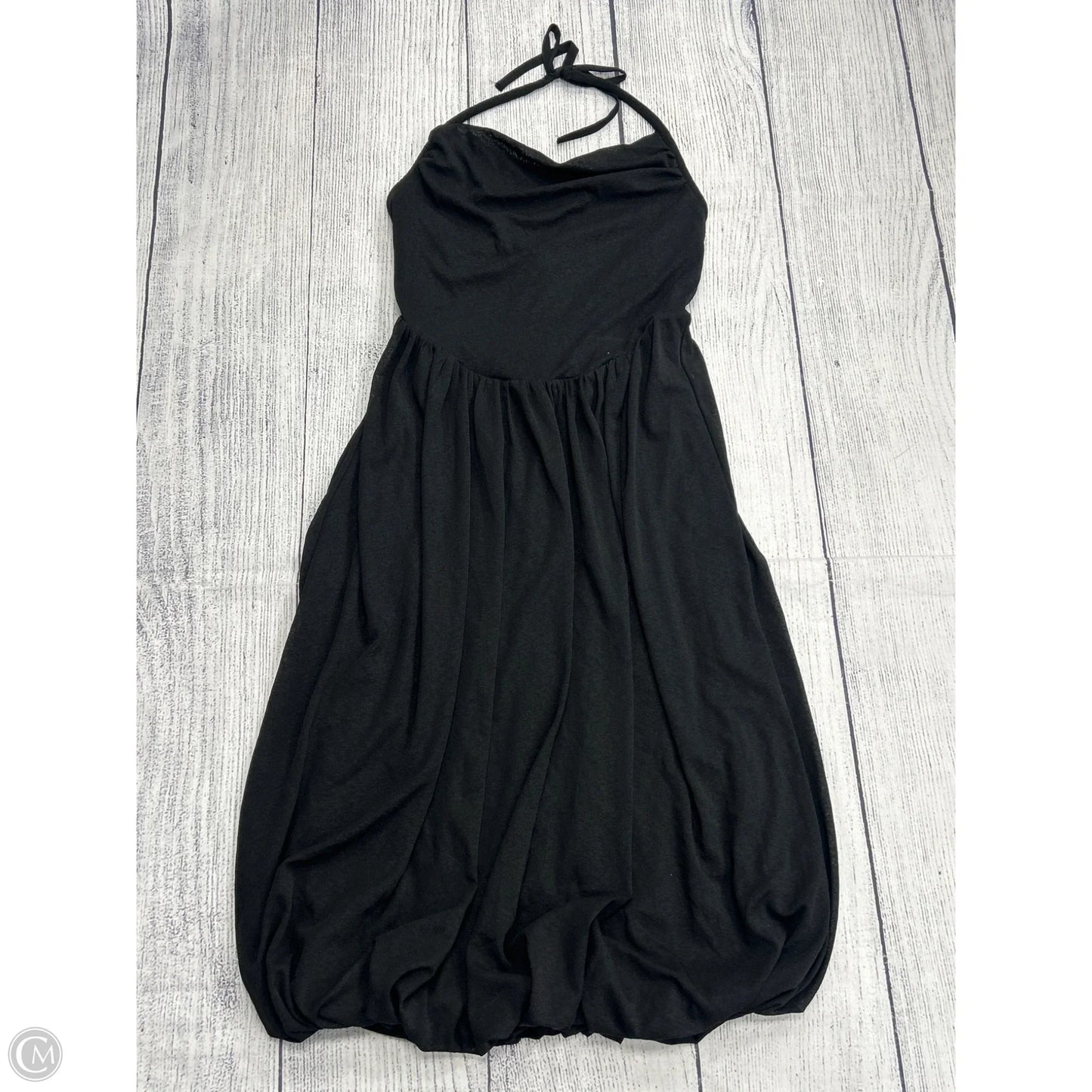 Dress Casual Midi By Anthropologie In Black, Size: 12