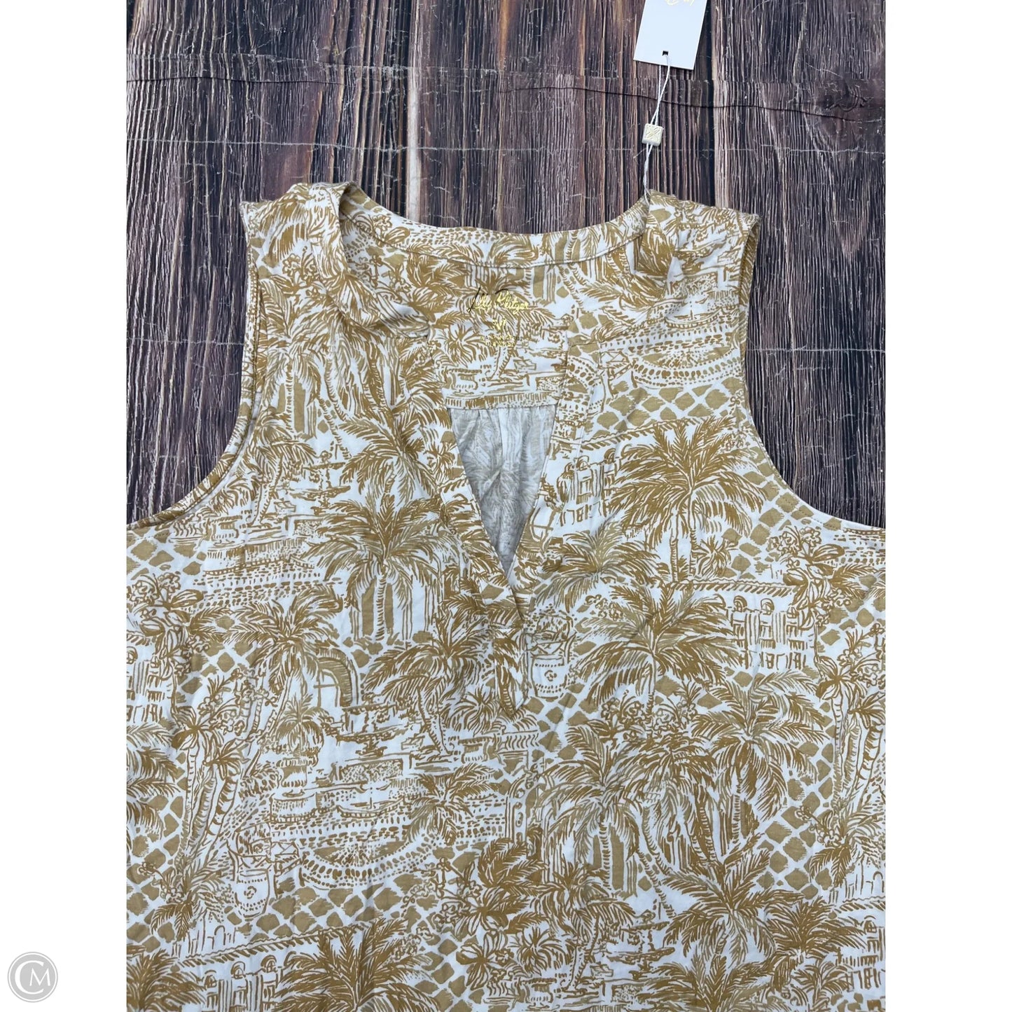 Dress Designer By Lilly Pulitzer In Tan, Size: M
