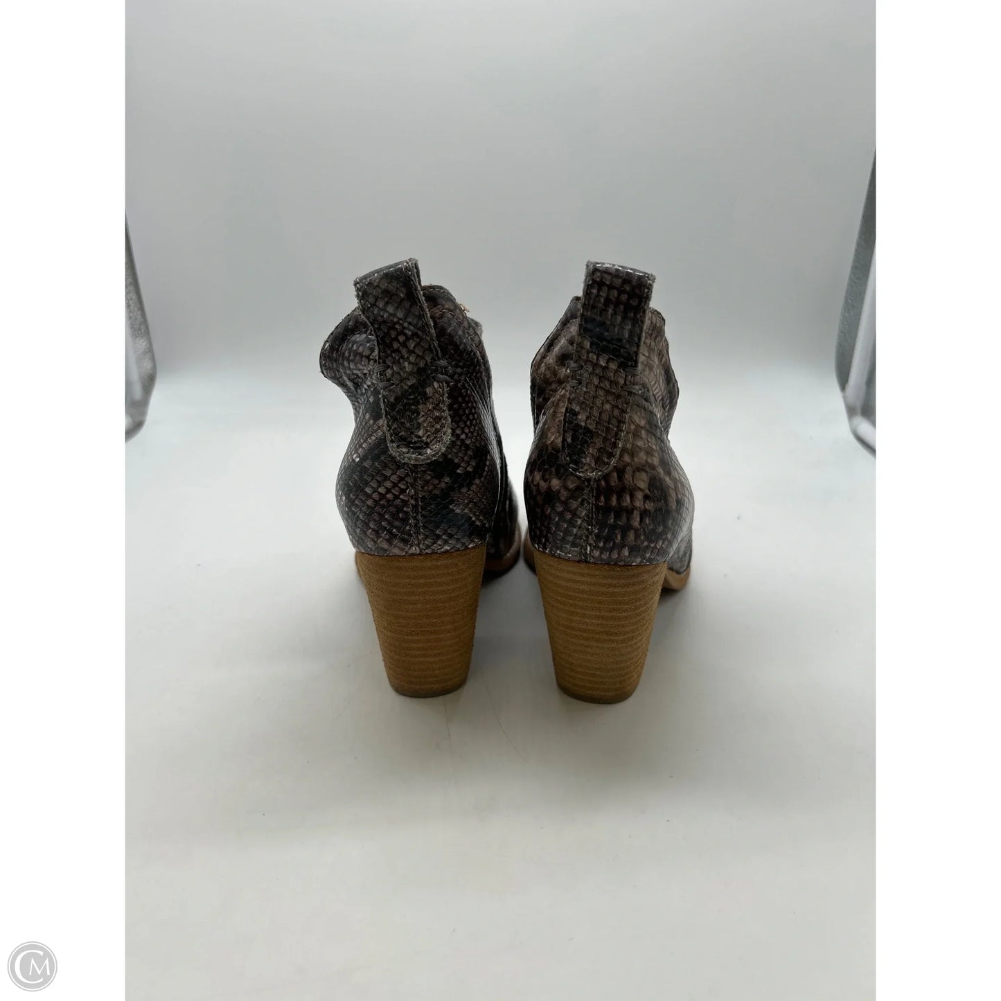 Boots Ankle Heels By Jeffrey Campbell In Snakeskin Print, Size: 8.5