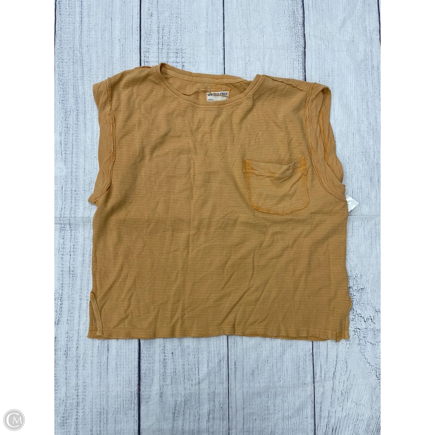 Top Short Sleeve By We The Free In Orange, Size: S