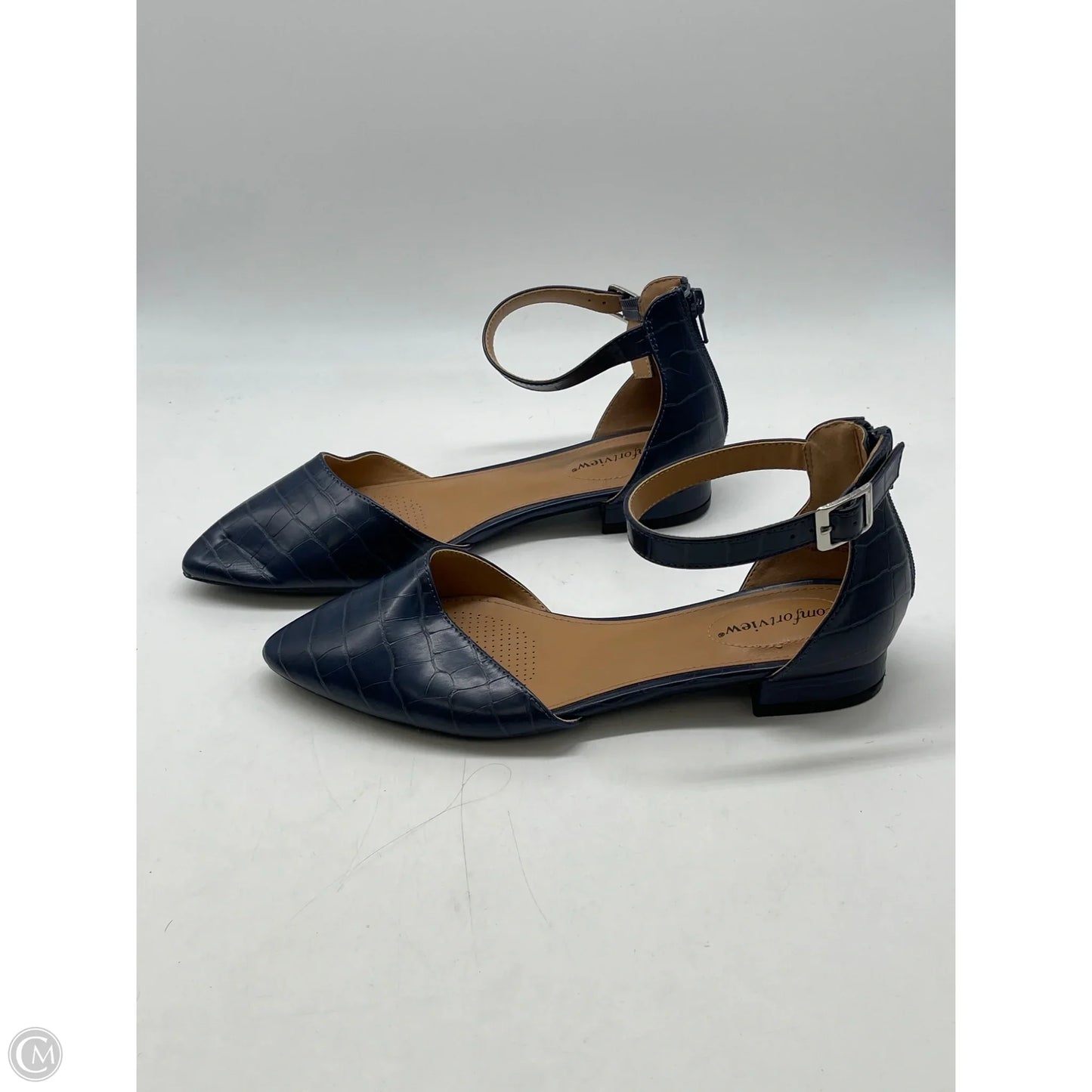 Shoes Flats By Comfortview In Blue, Size: 8.5