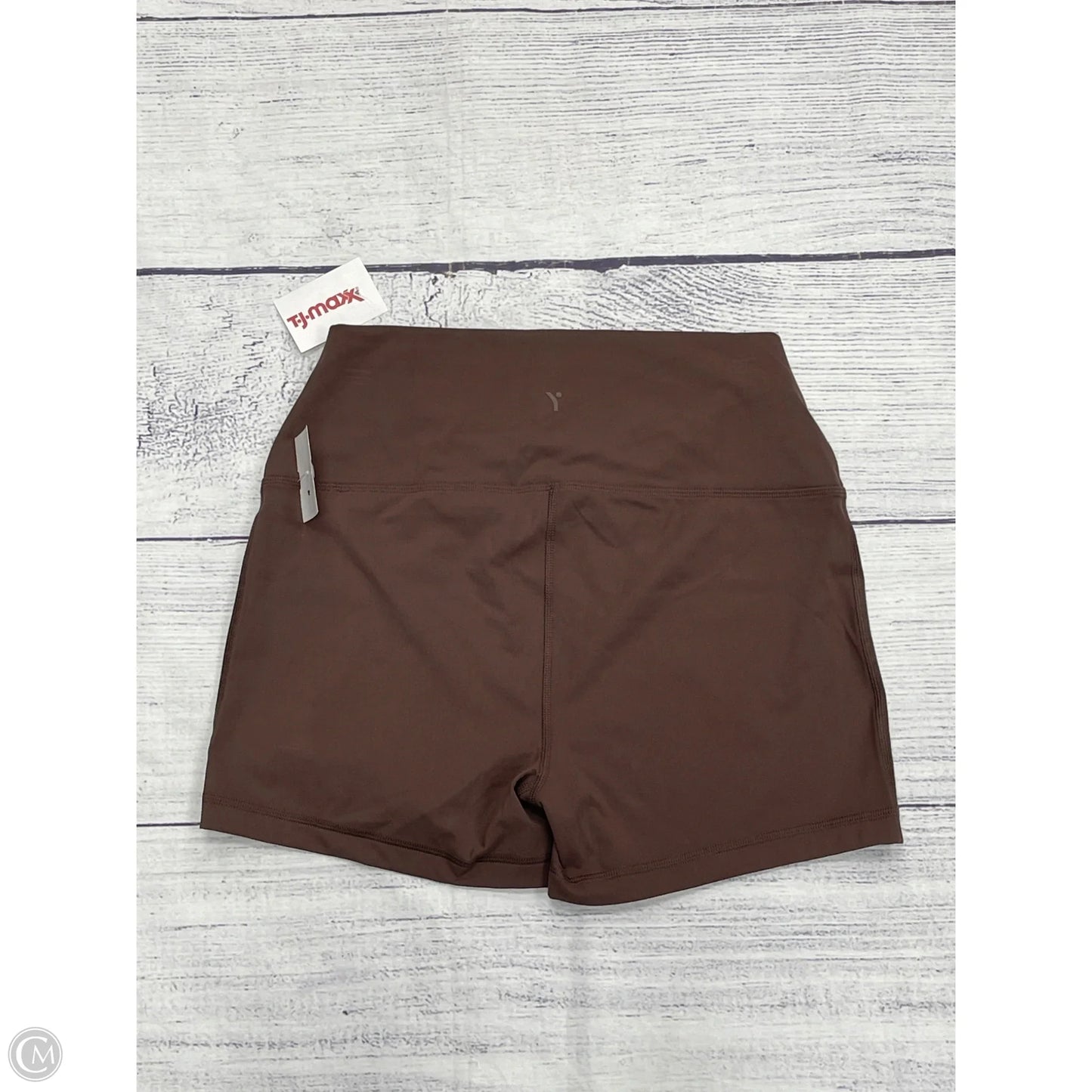 Athletic Shorts By Yogalicious In Brown, Size: Xl