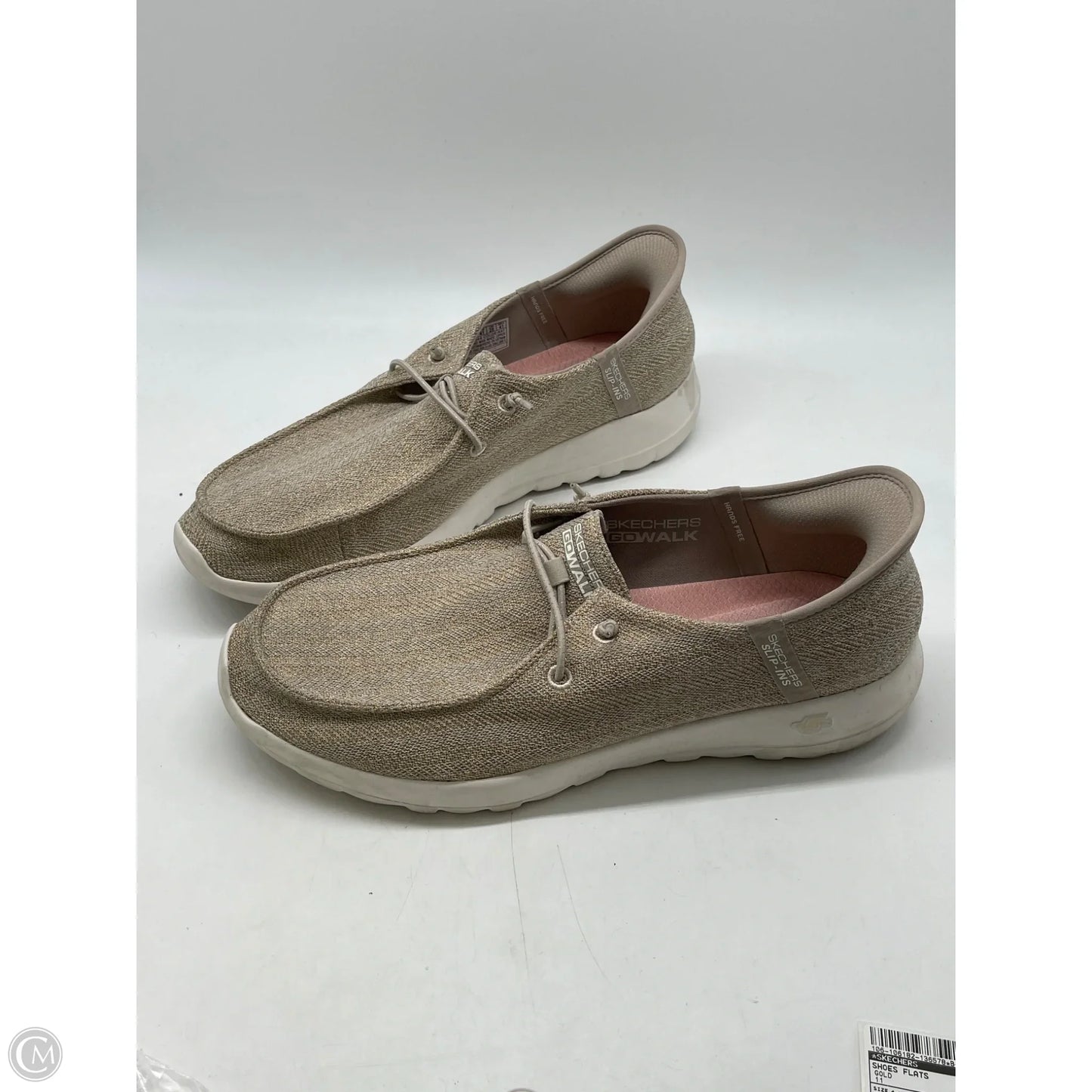 Shoes Flats By Skechers In Gold, Size: 11