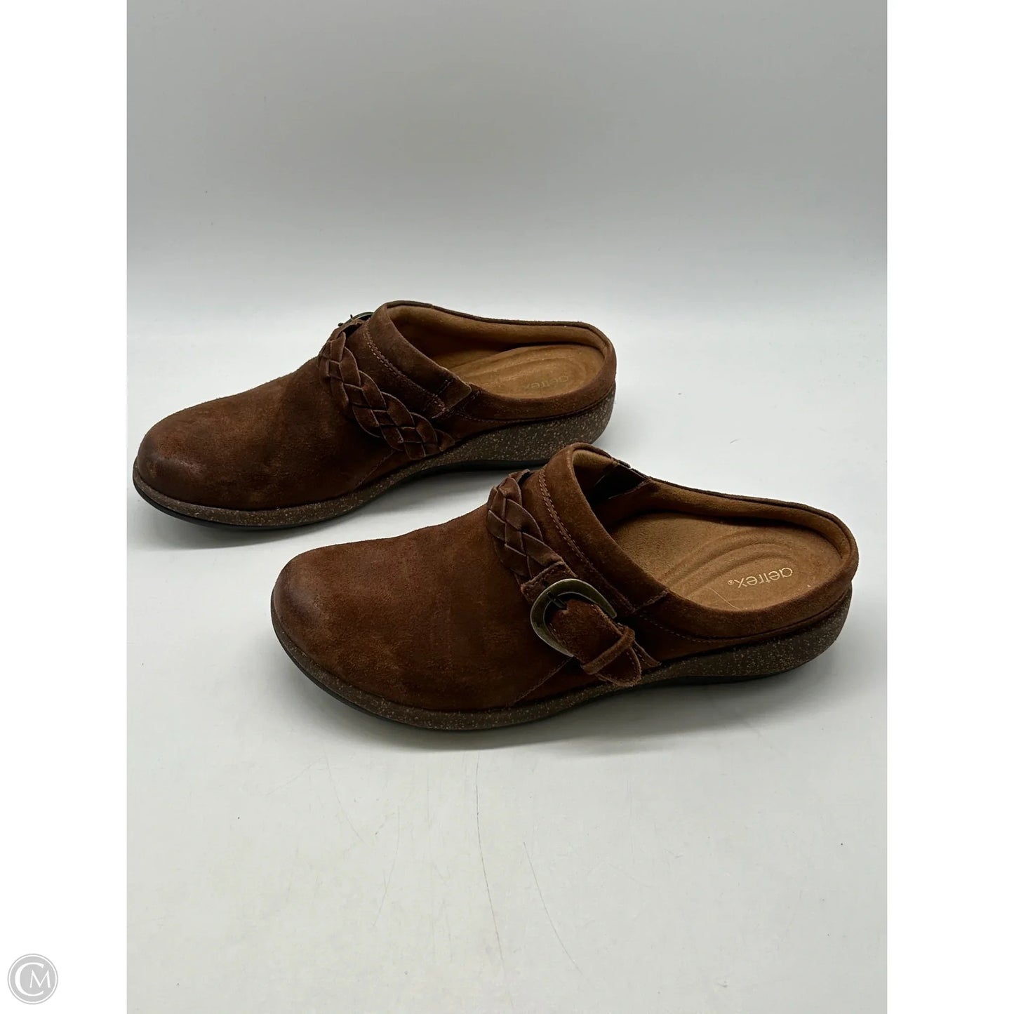 Shoes Flats By Aetrex In Brown, Size: 8.5