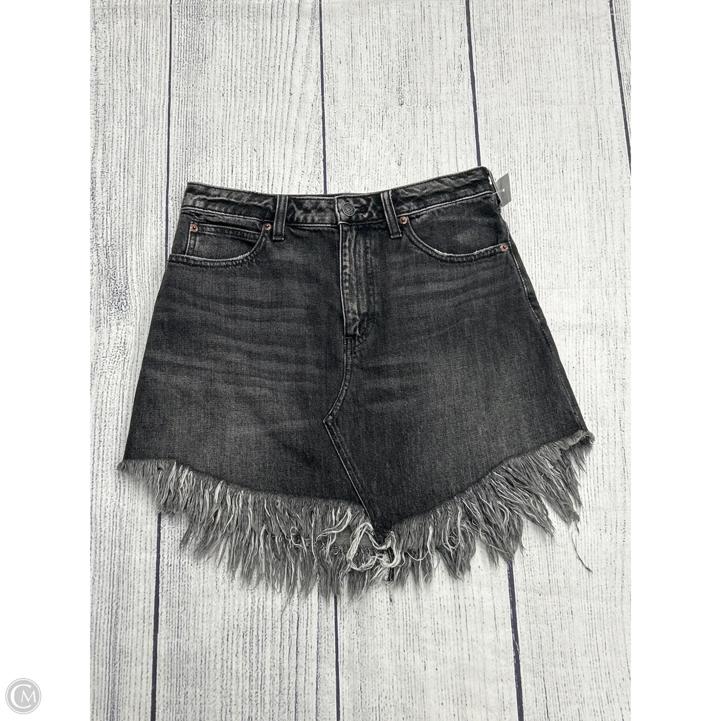 Skirt Mini & Short By We The Free In Black Denim, Size: 4