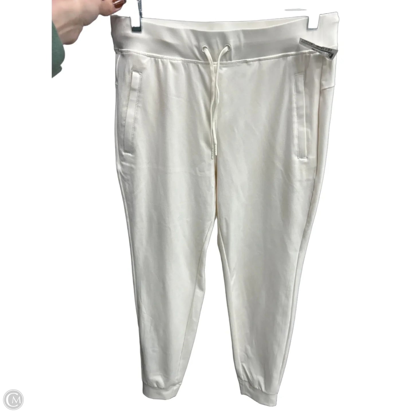 Athletic Pants By Yogalicious In Cream, Size: S