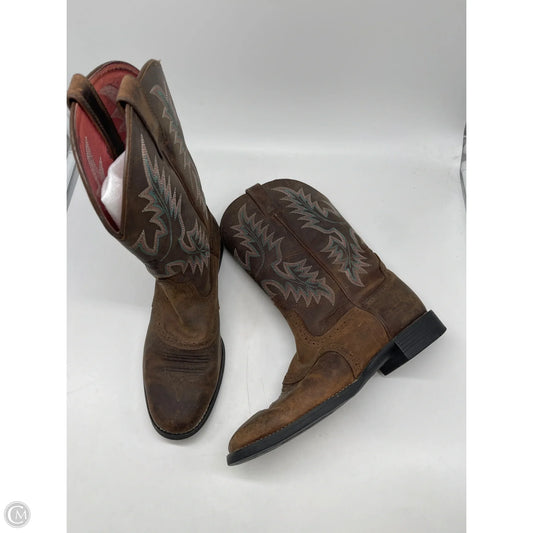 Boots Western By Ariat In Brown, Size: 9.5