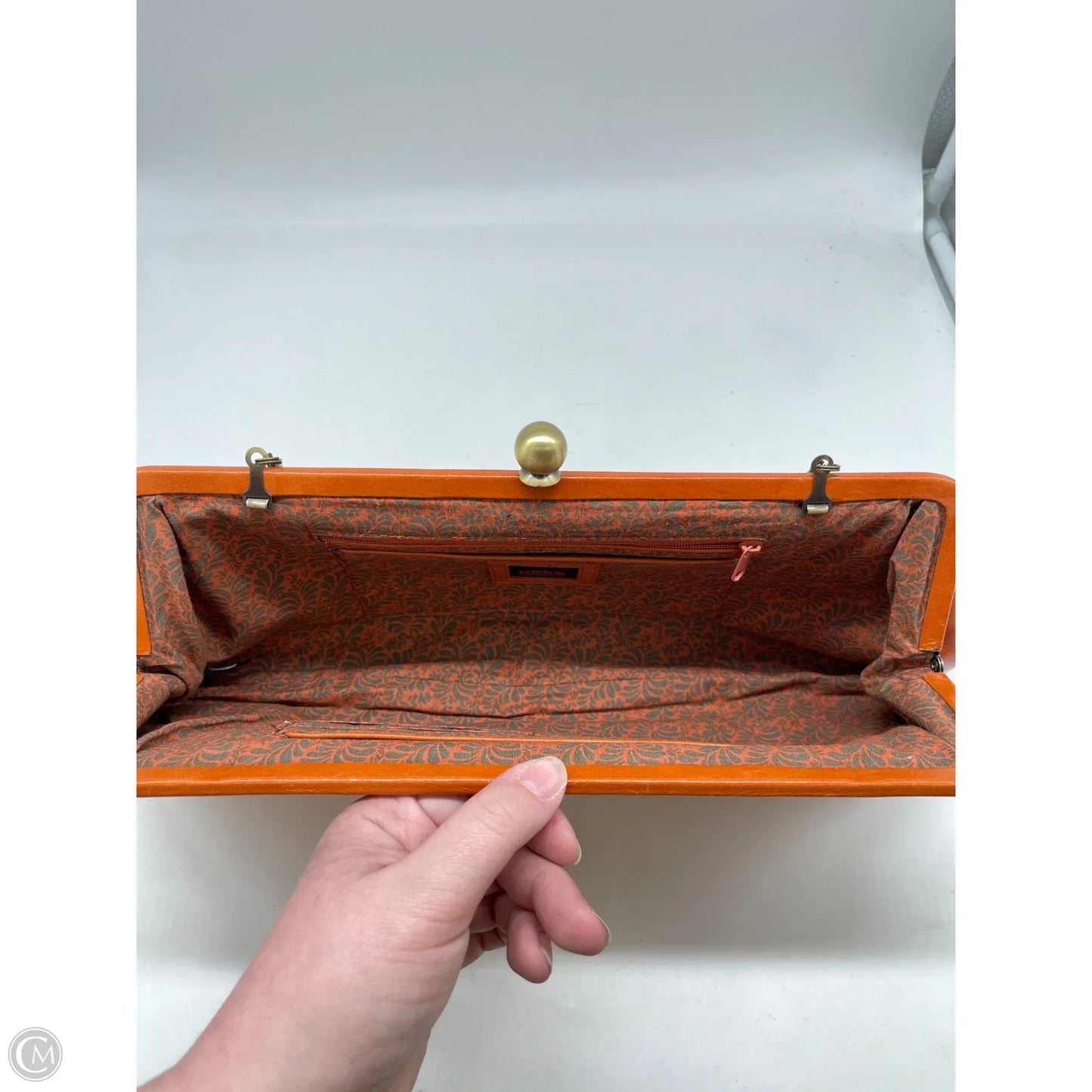 Handbag Leather By Hobo Intl, Size: Medium