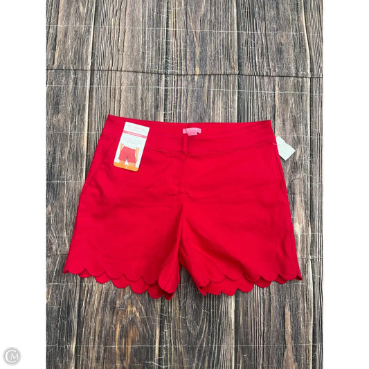 Shorts By Isaac Mizrahi Live Qvc In Red, Size: 12