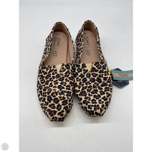 Shoes Flats By Toms In Animal Print, Size: 8.5