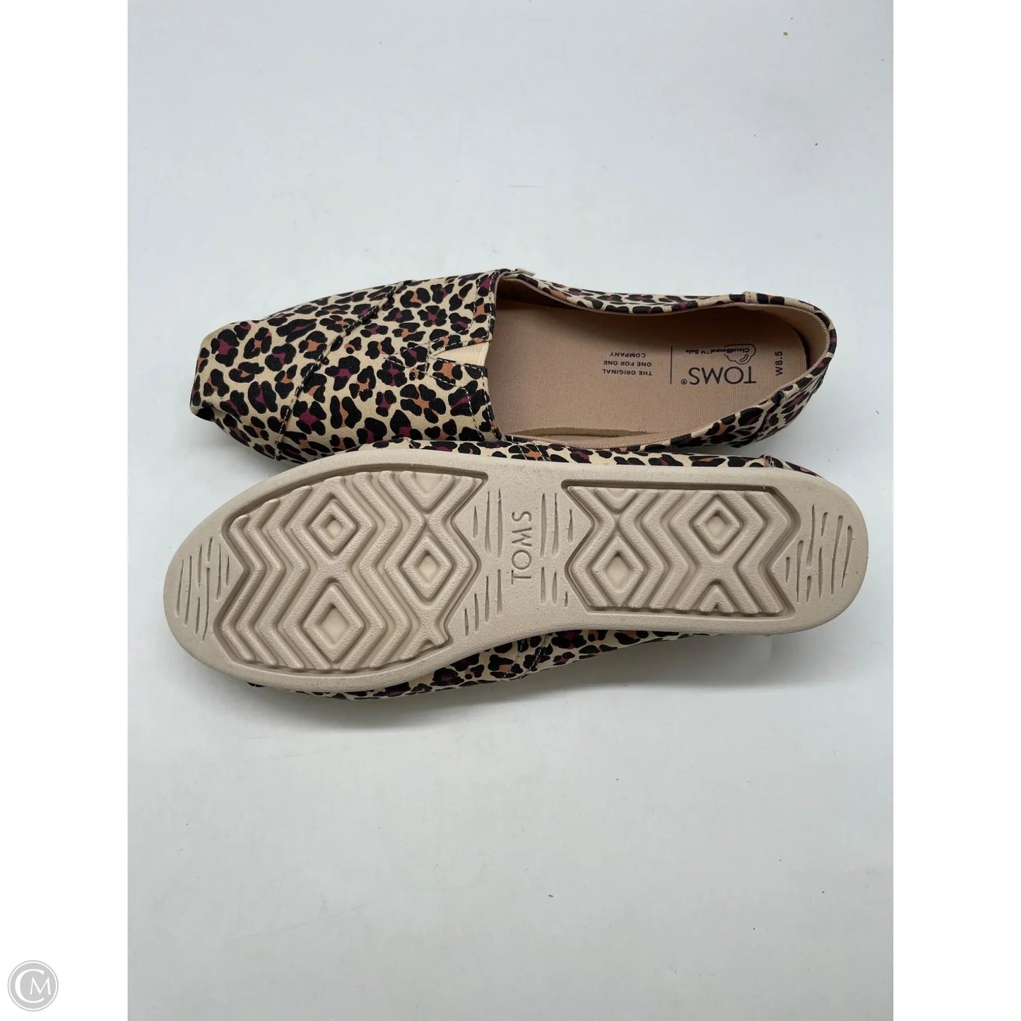 Shoes Flats By Toms In Animal Print, Size: 8.5