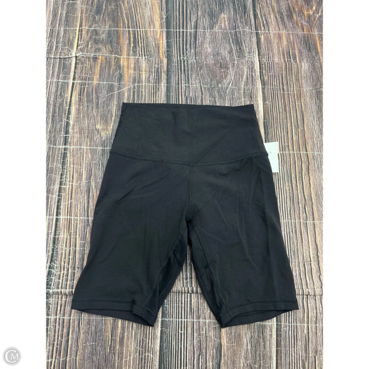 Athletic Shorts By Lululemon In Black, Size: 4