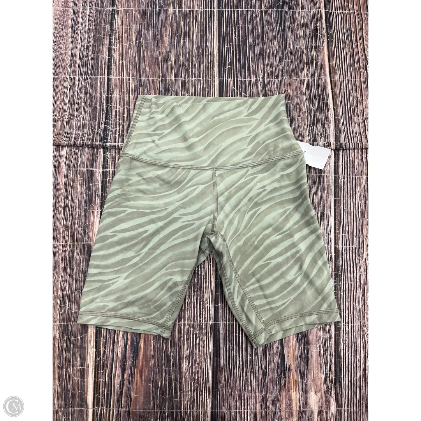 Athletic Shorts By Lululemon In Green, Size: 4