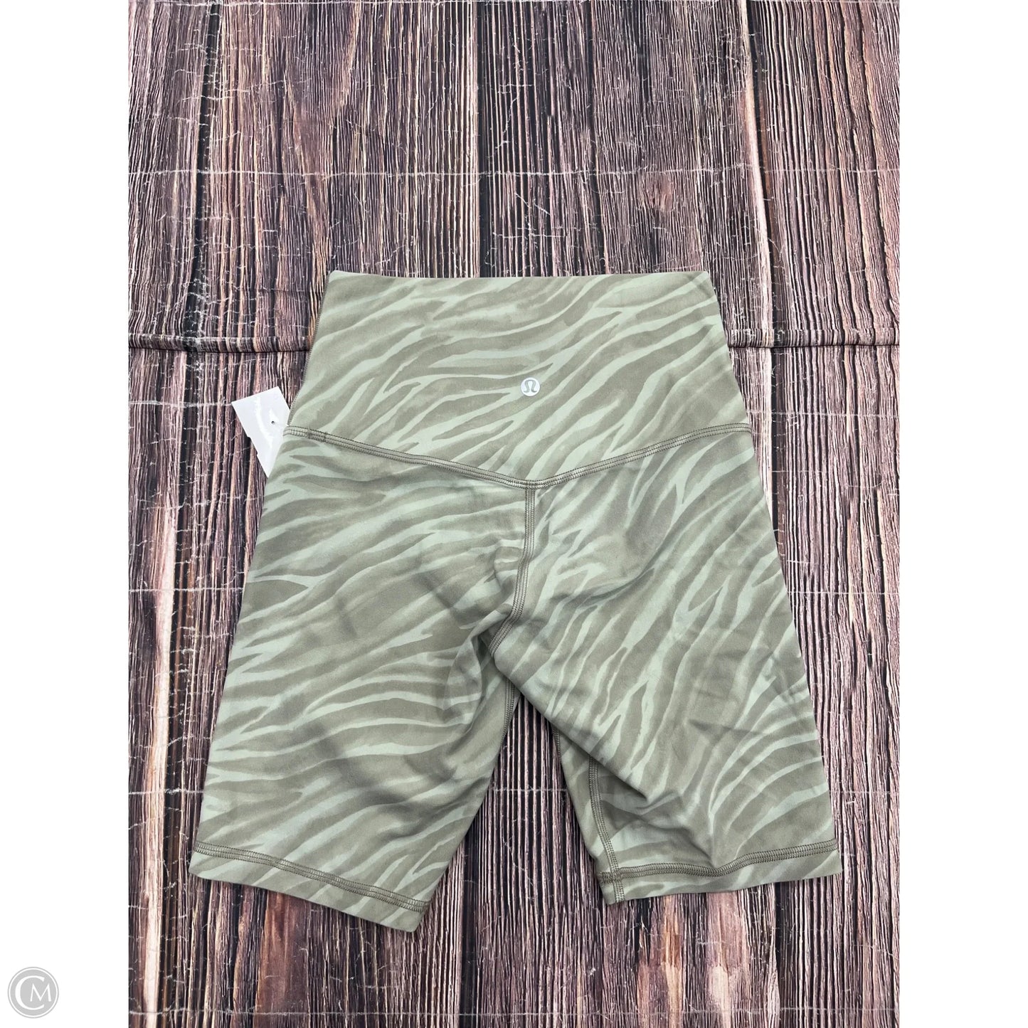Athletic Shorts By Lululemon In Green, Size: 4