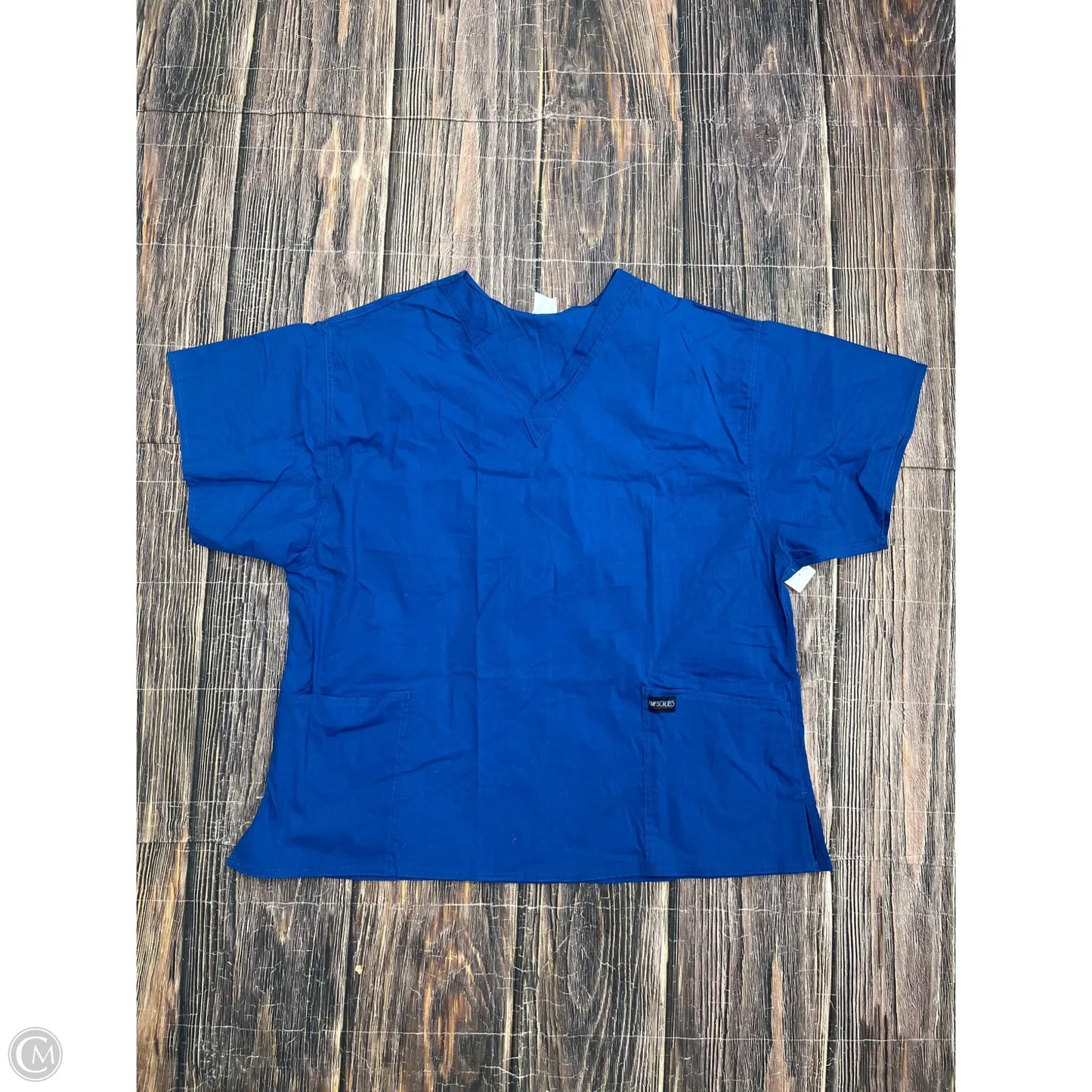 Top Short Sleeve By Clothes Mentor In Blue, Size: 3x