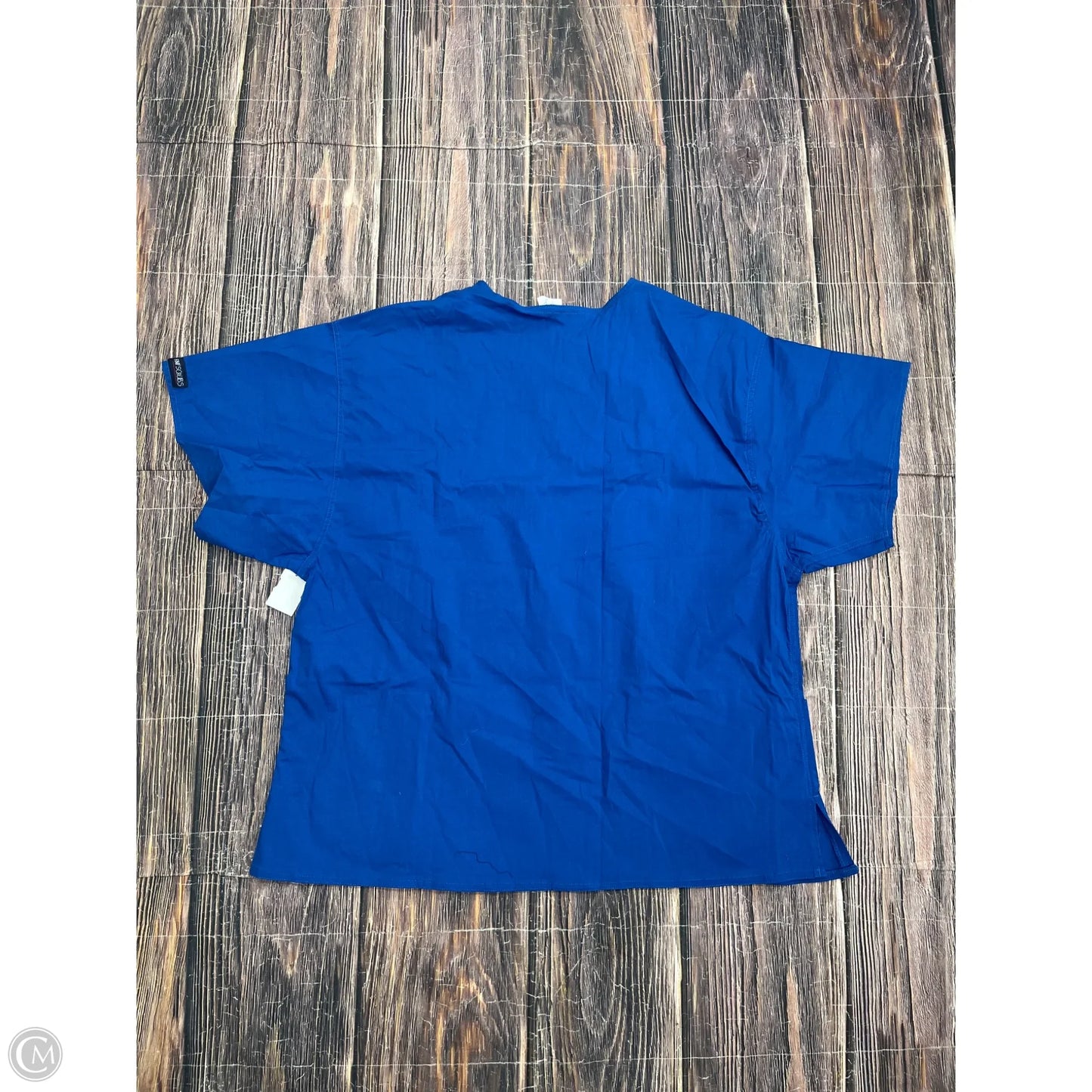 Top Short Sleeve By Clothes Mentor In Blue, Size: 3x
