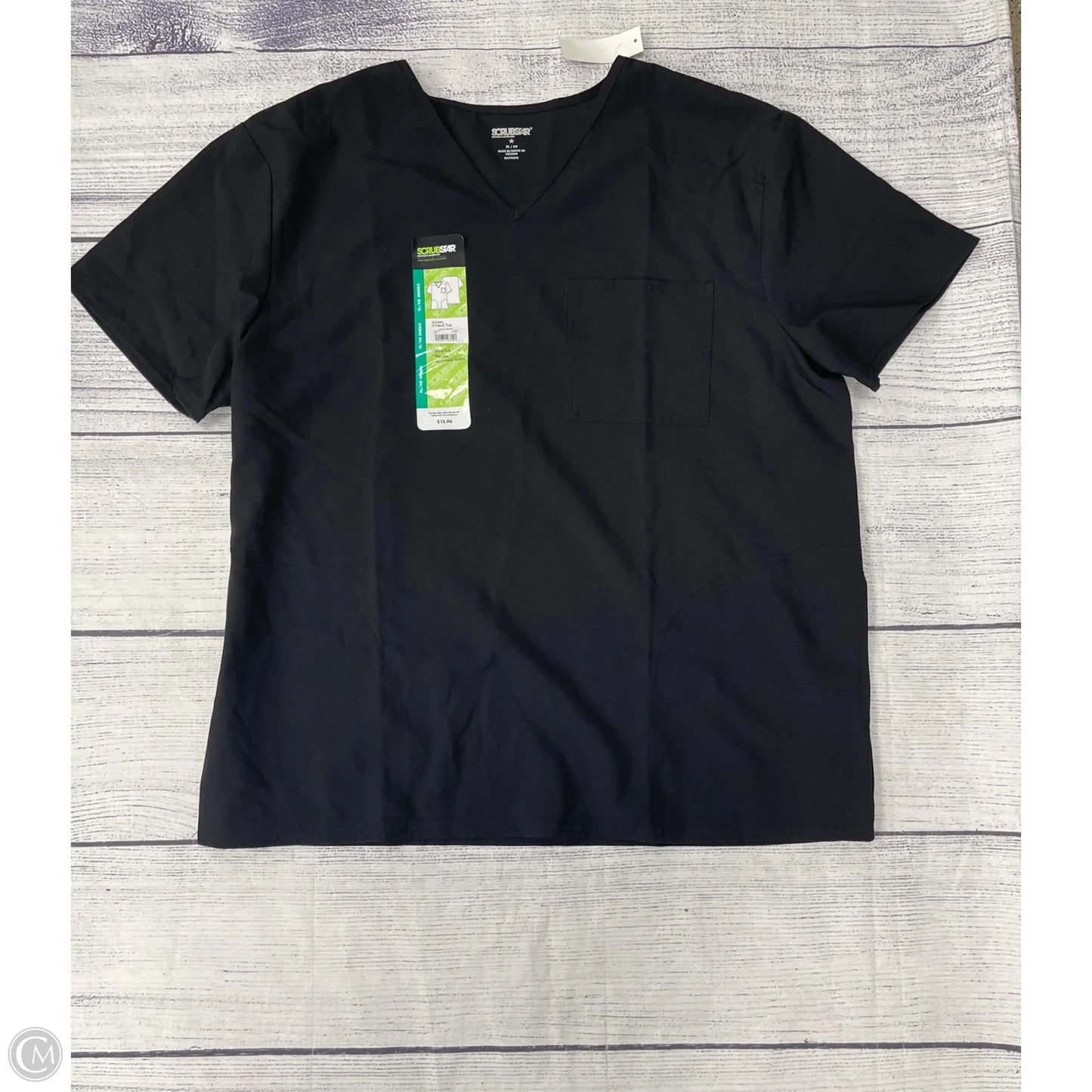 Top Short Sleeve By Clothes Mentor In Black, Size: Xl