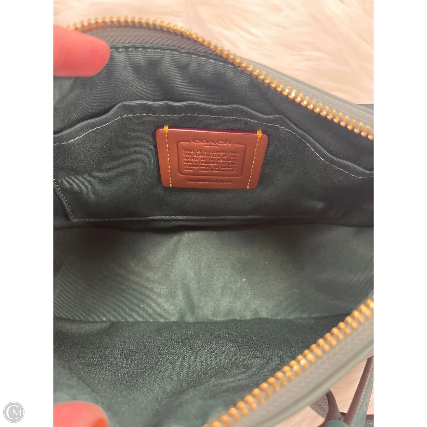 Crossbody Designer By Coach, Size: Small