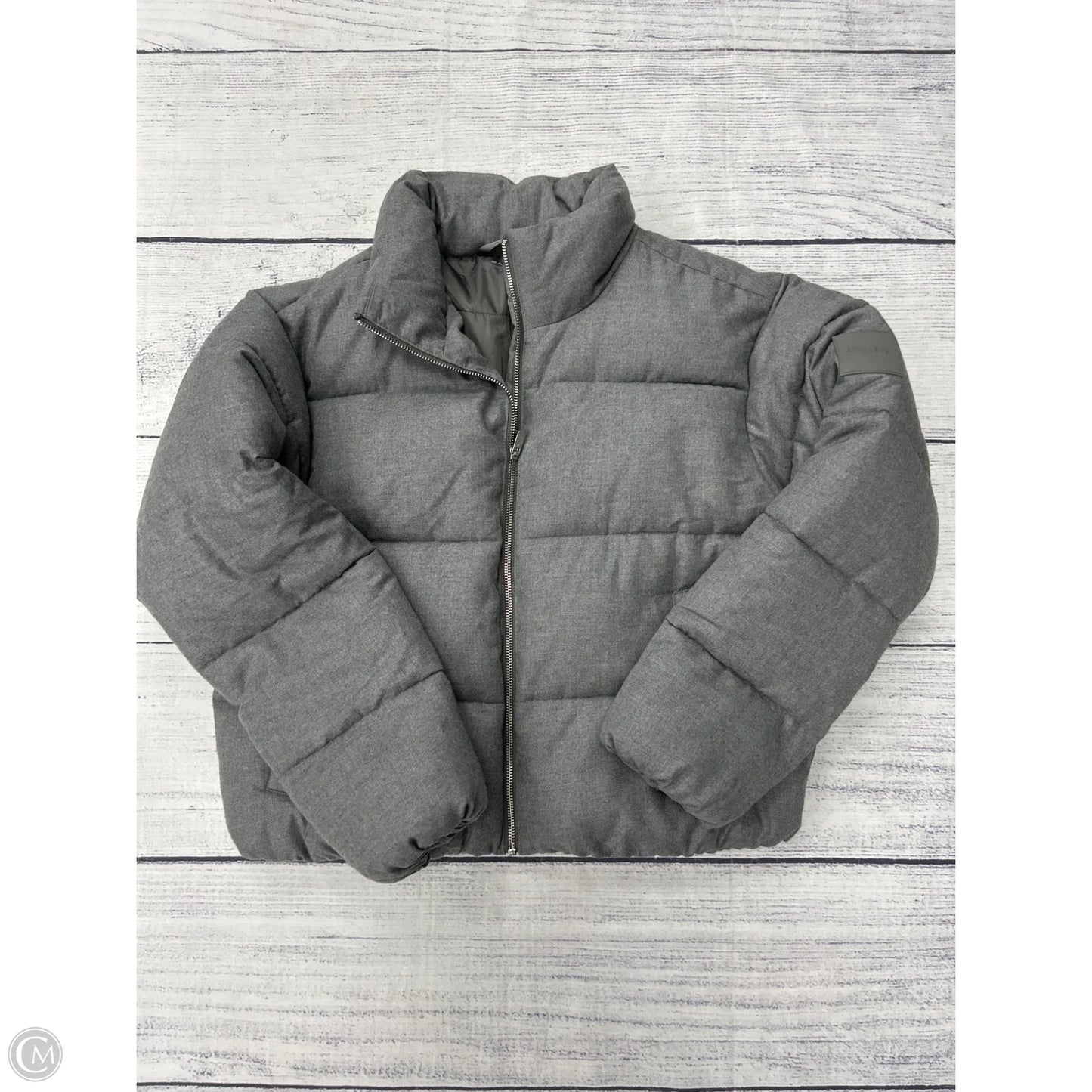 Coat Puffer & Quilted By Athleta In Grey, Size: M