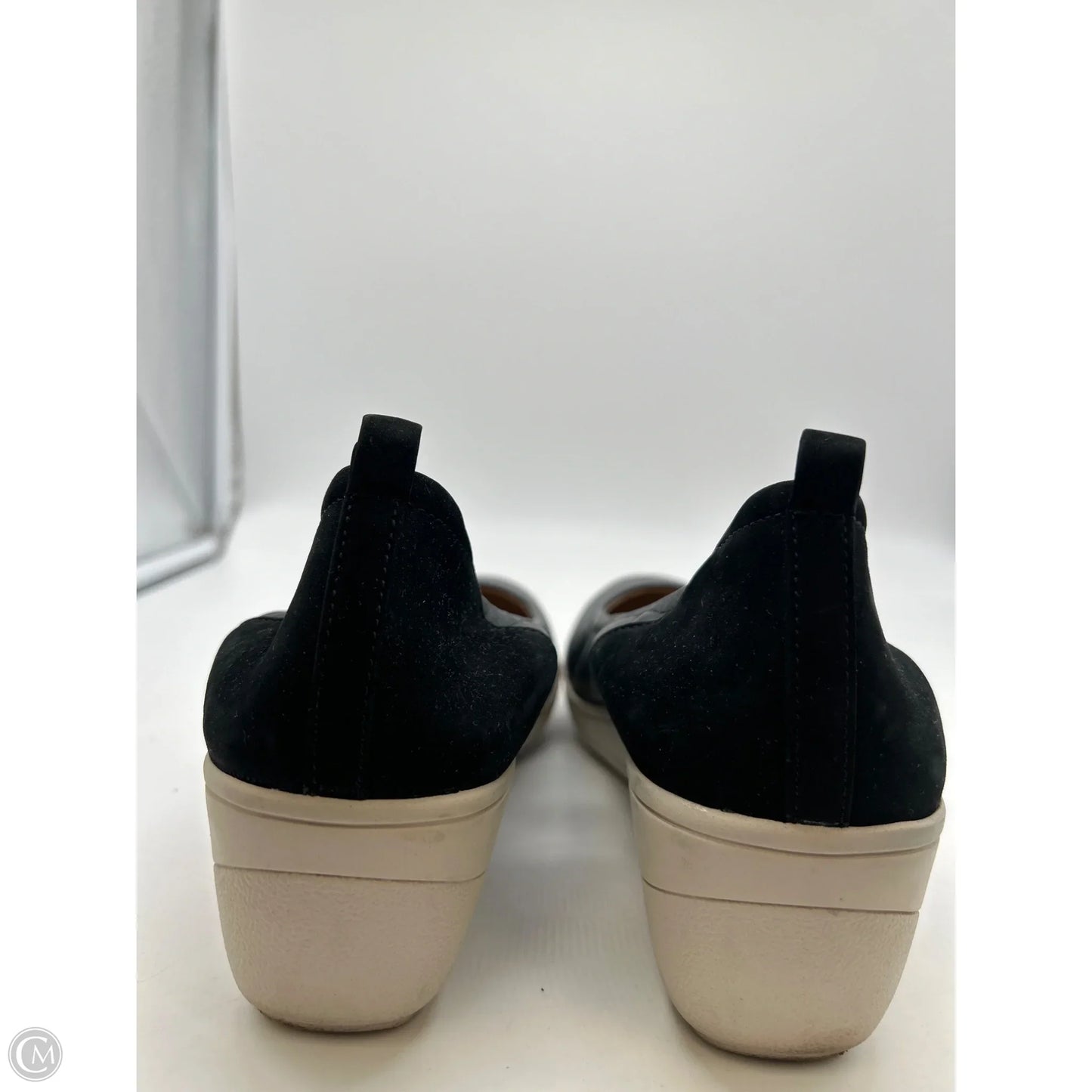 Shoes Heels Wedge By Vionic In Black, Size: 9.5