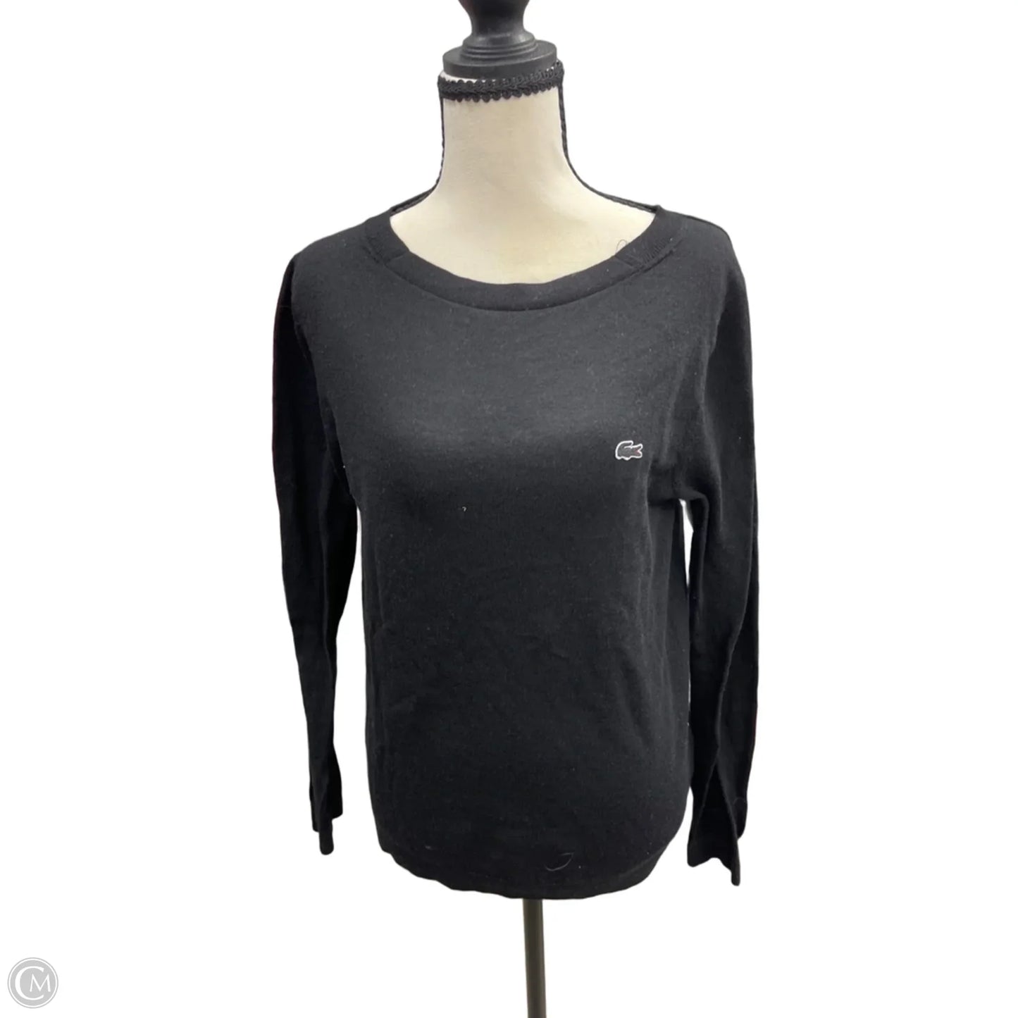 Sweater By Lacoste In Black, Size: L