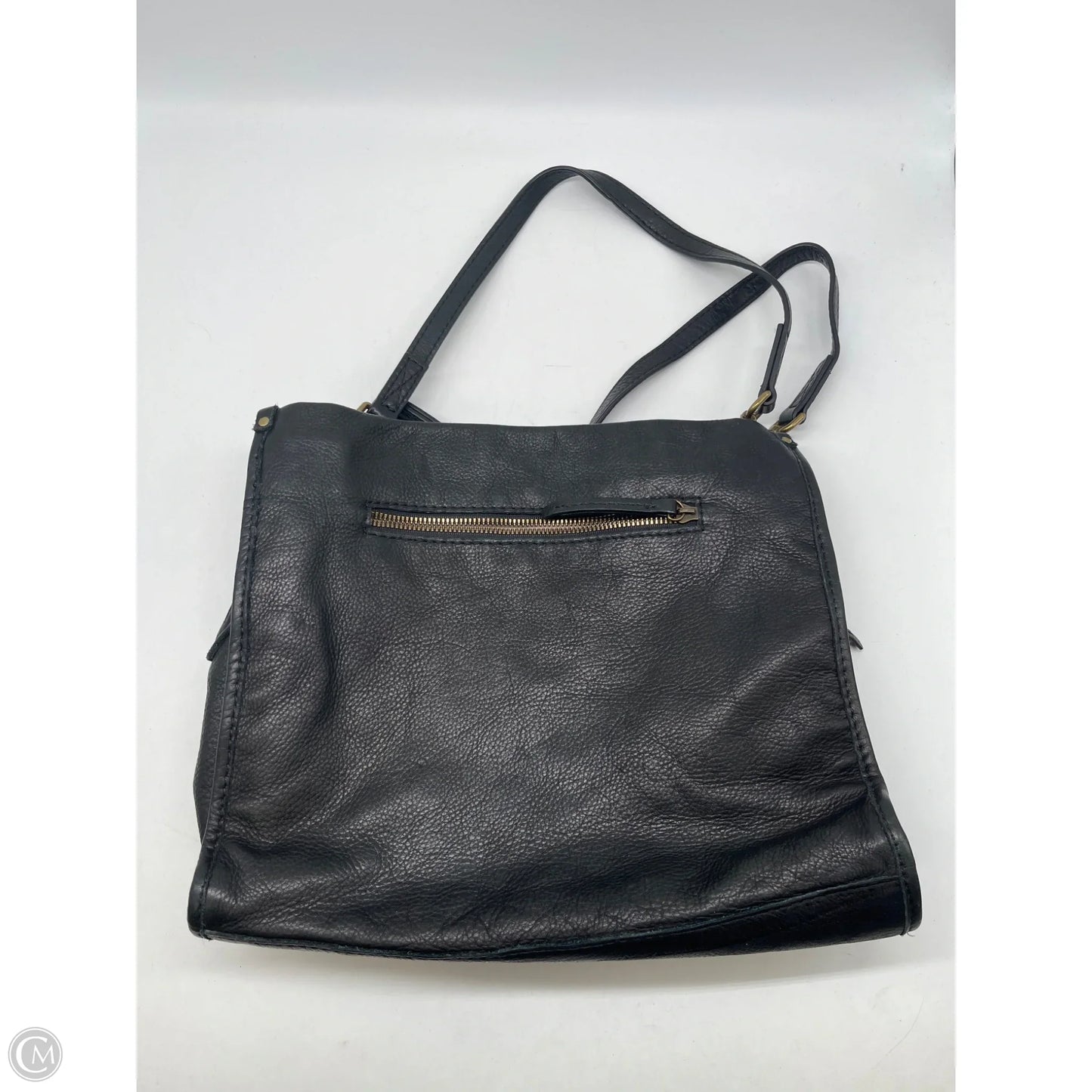 Handbag Leather By Cmb, Size: Medium