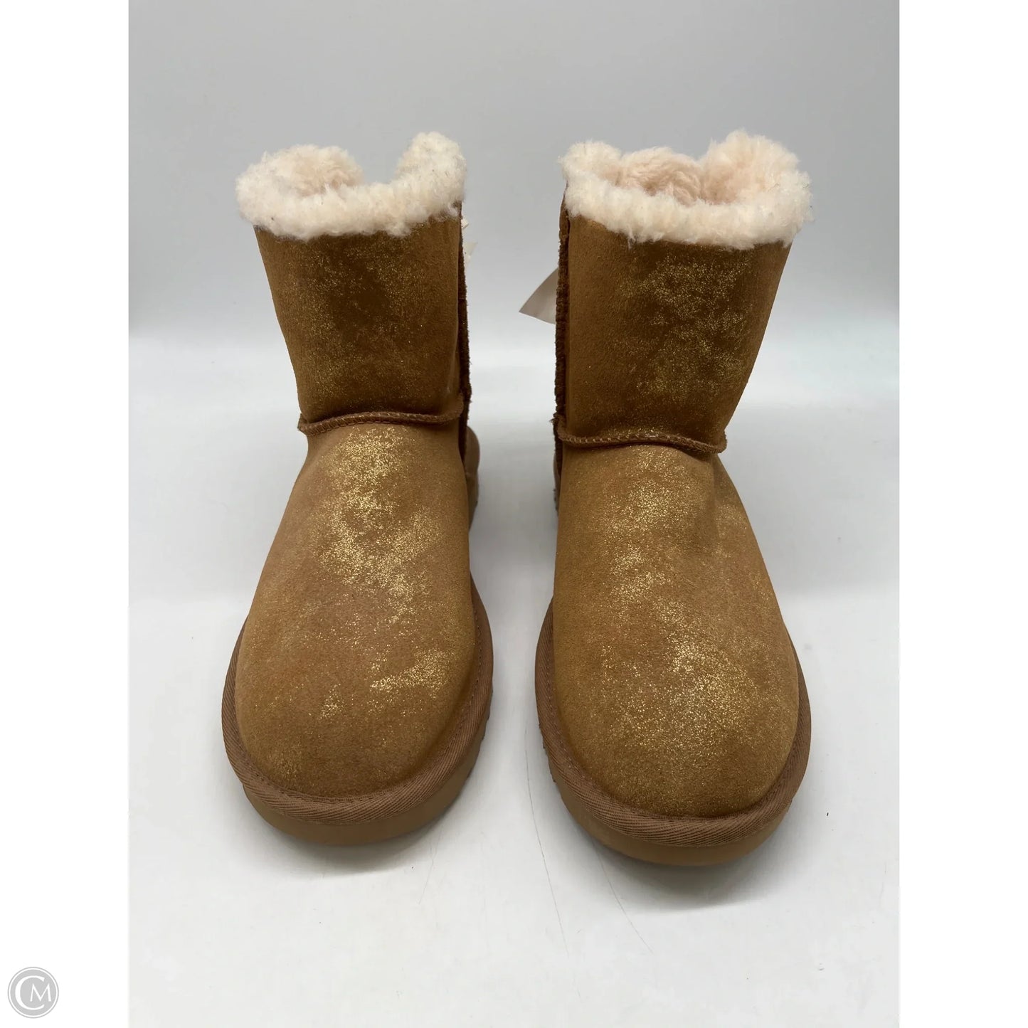 Boots Designer By Ugg In Gold, Size: 8