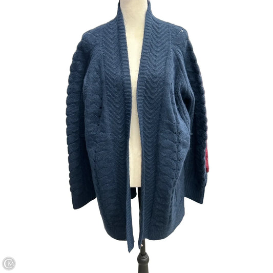 Sweater Cardigan By Christopher And Banks In Blue, Size: Xl
