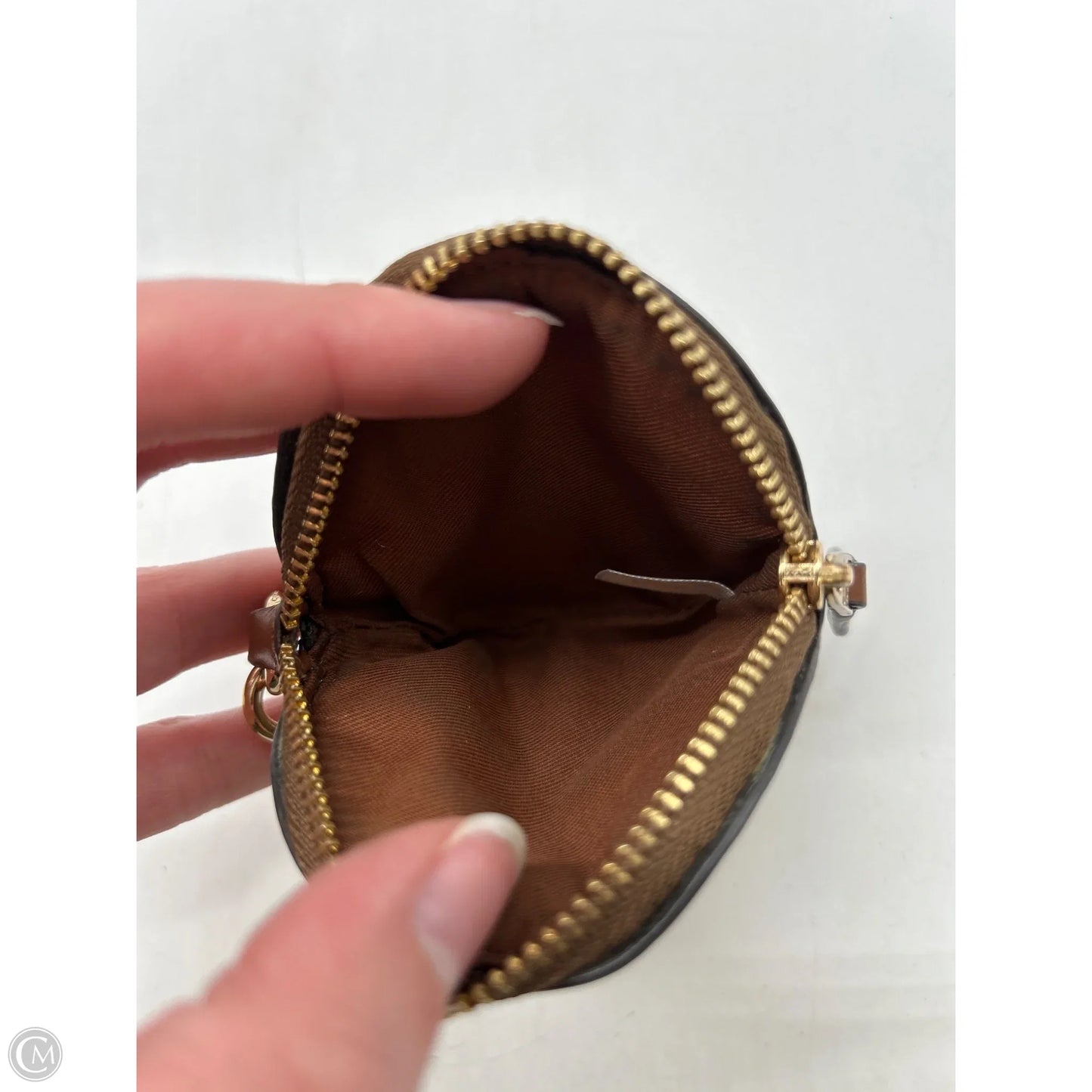 Coin Purse Designer By Coach, Size: Small