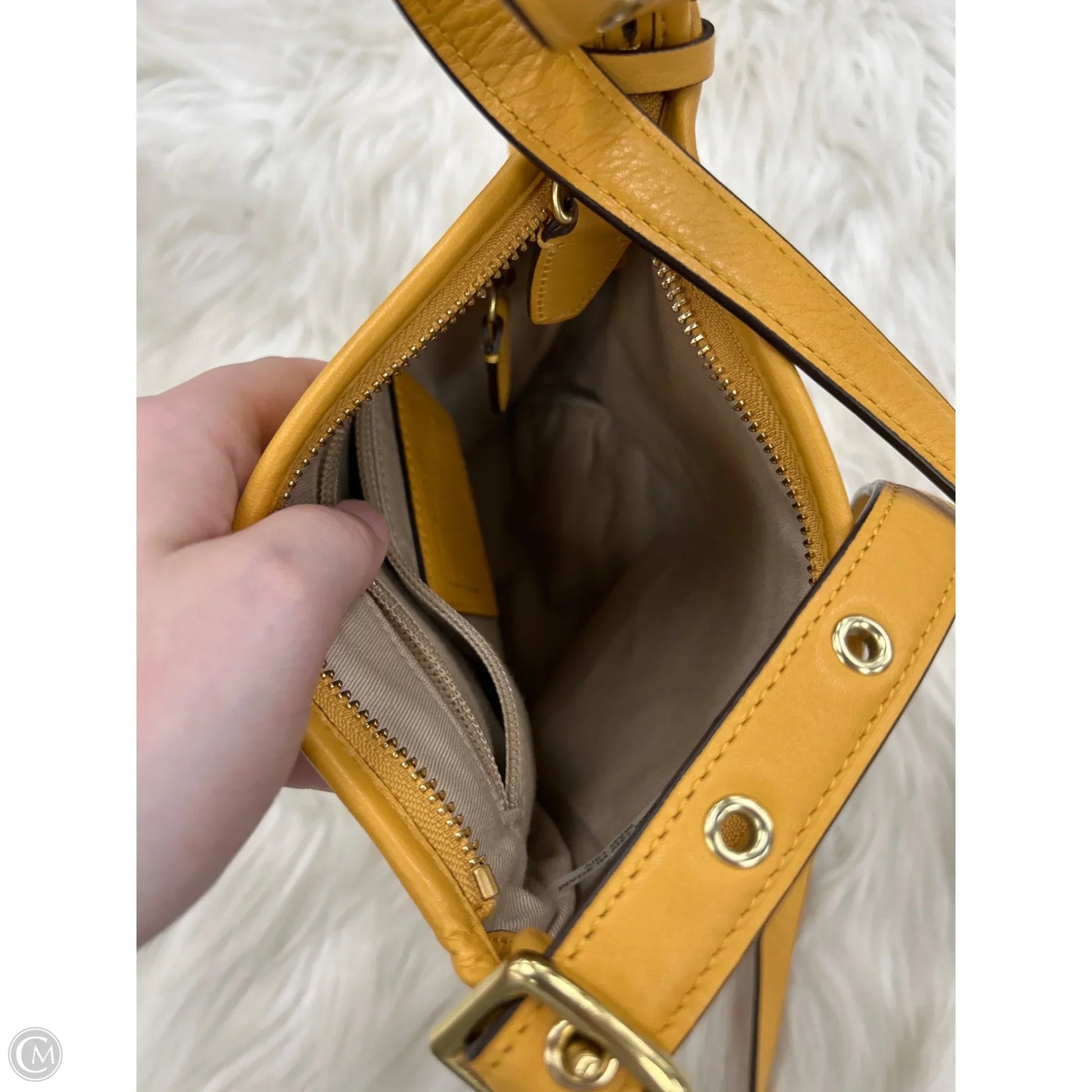 Crossbody Designer By Coach, Size: Small