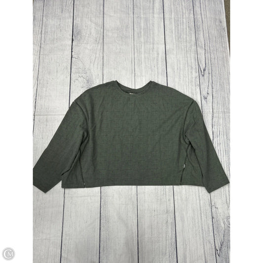 Top Long Sleeve Designer By Ugg In Green, Size: 3x