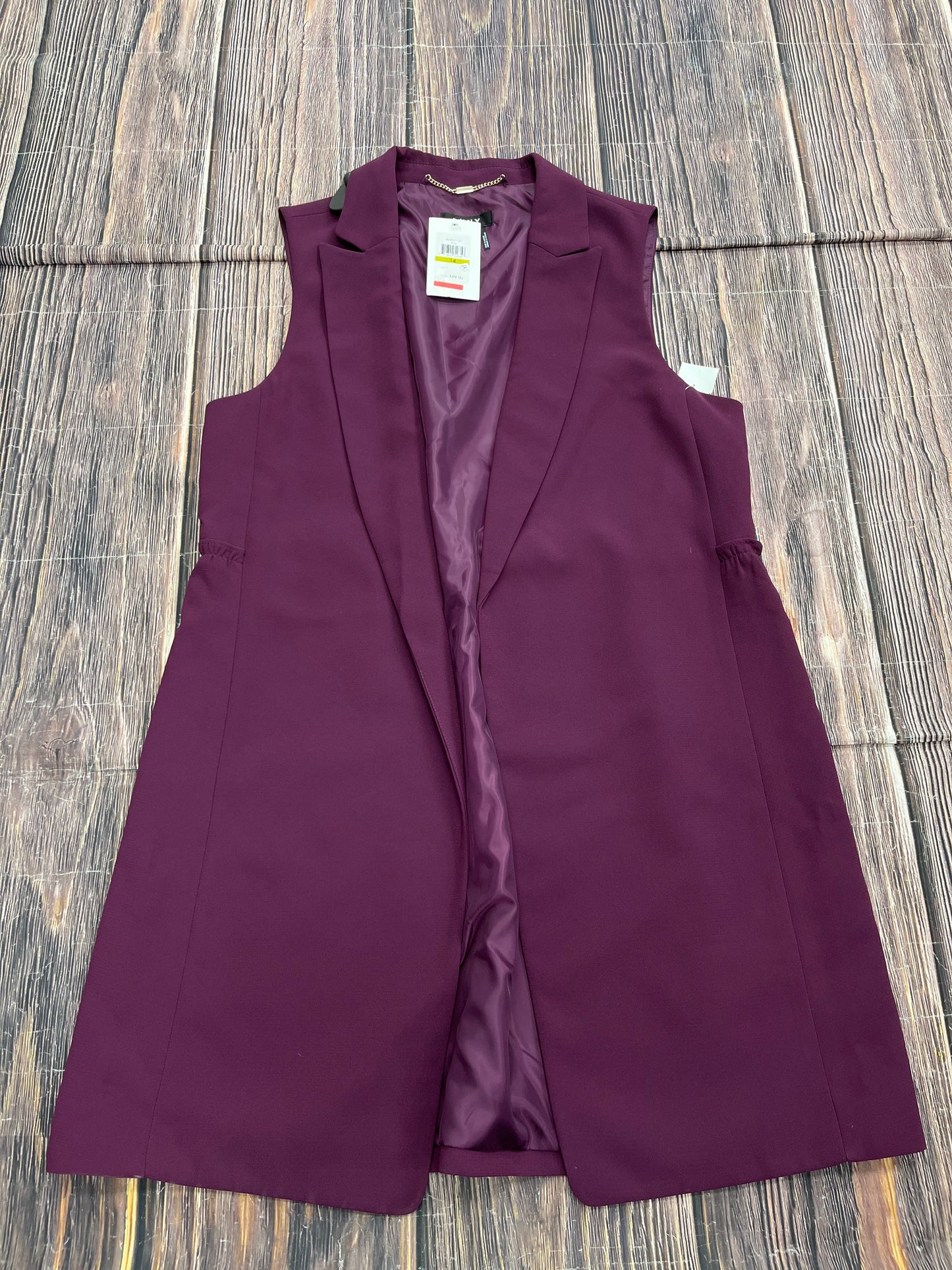 Purple Vest Other Dkny, Size 14