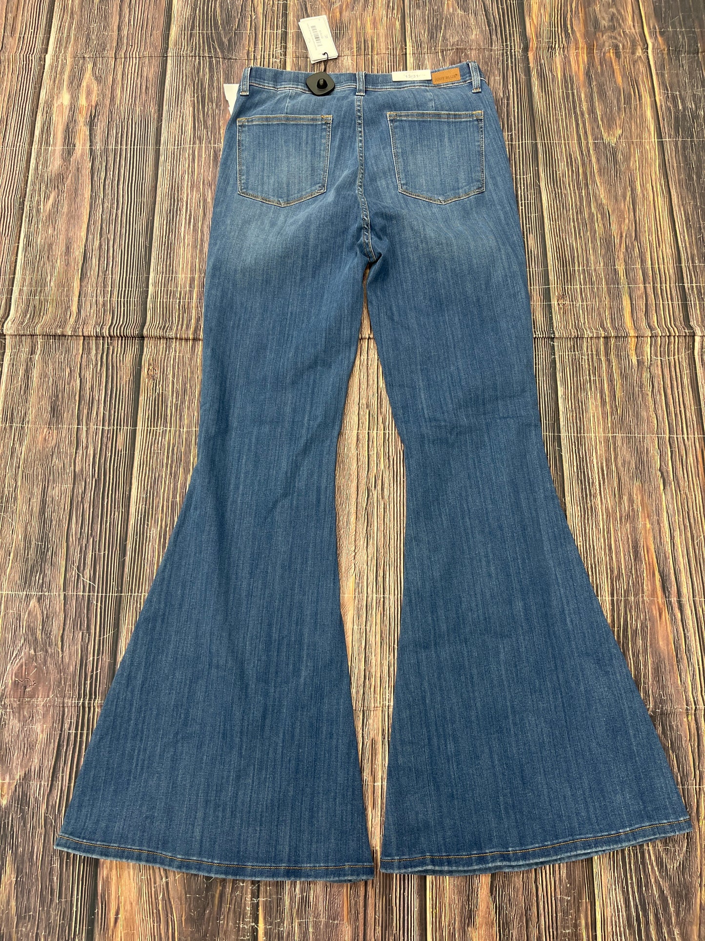 Blue Denim Jeans Flared Judy Blue, Size 12