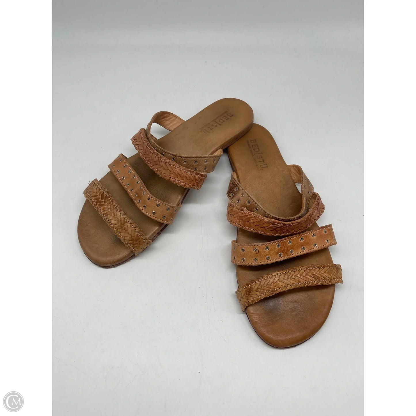 Sandals Flats By Bed Stu In Tan, Size: 10