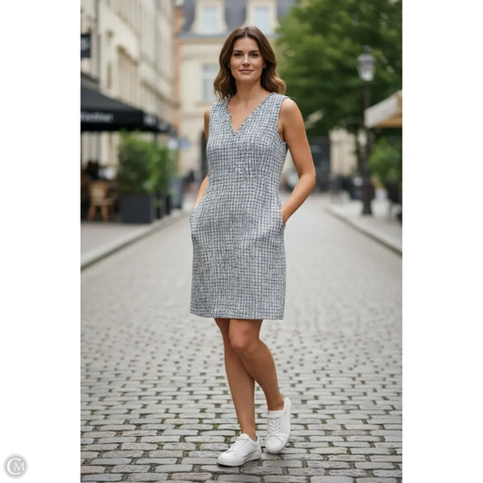 Dress Designer By Karl Lagerfeld In Blue, Size: 10