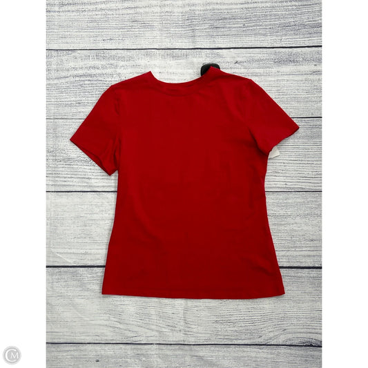 Top Short Sleeve By A New Day In Red, Size: Xs
