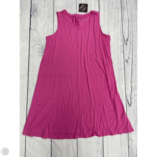 Dress Casual Midi By Ava & Viv In Pink, Size: 2x